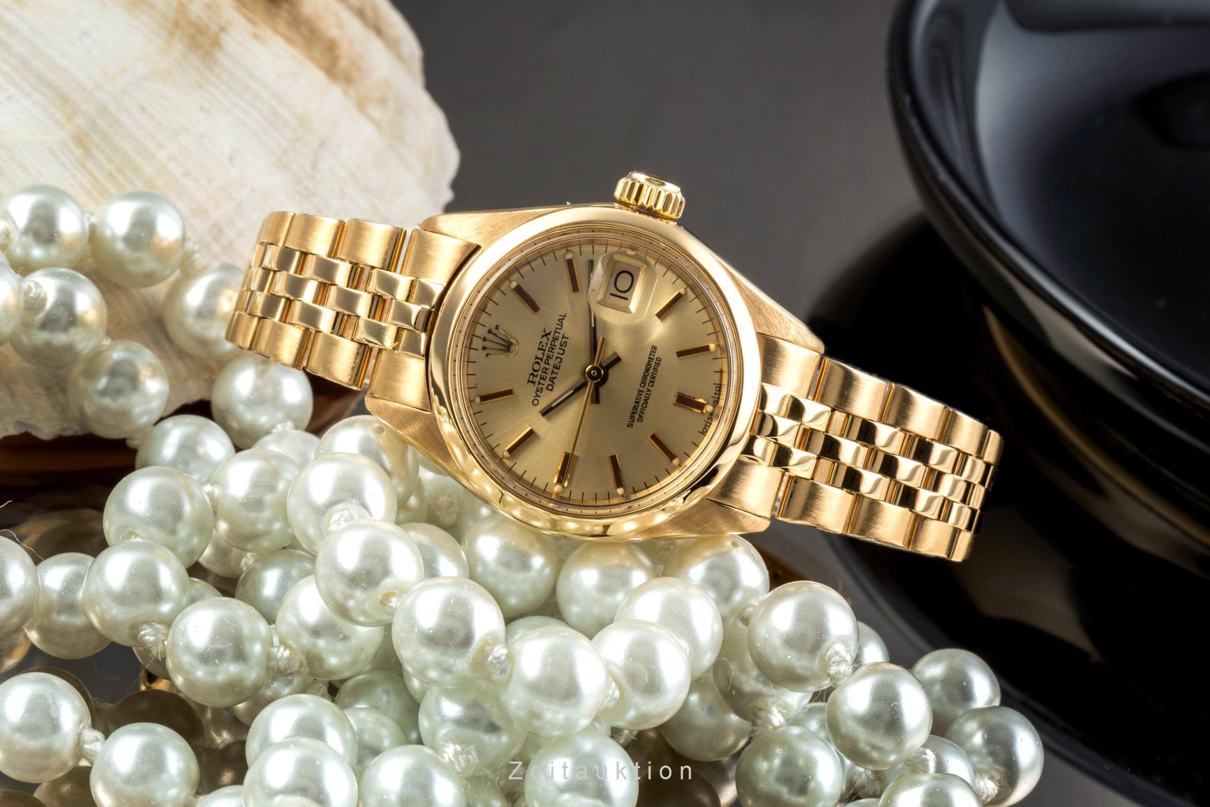 Rolex Lady Datejust oro 18 ct automatismo orologio da donna 6916  [2403043]