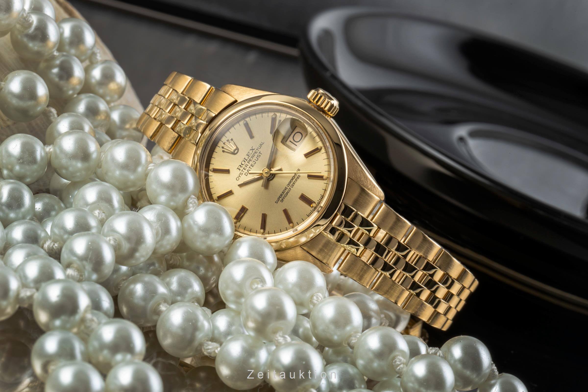 Rolex Lady Datejust oro 18 ct automatismo orologio da donna 6916  [2403043]