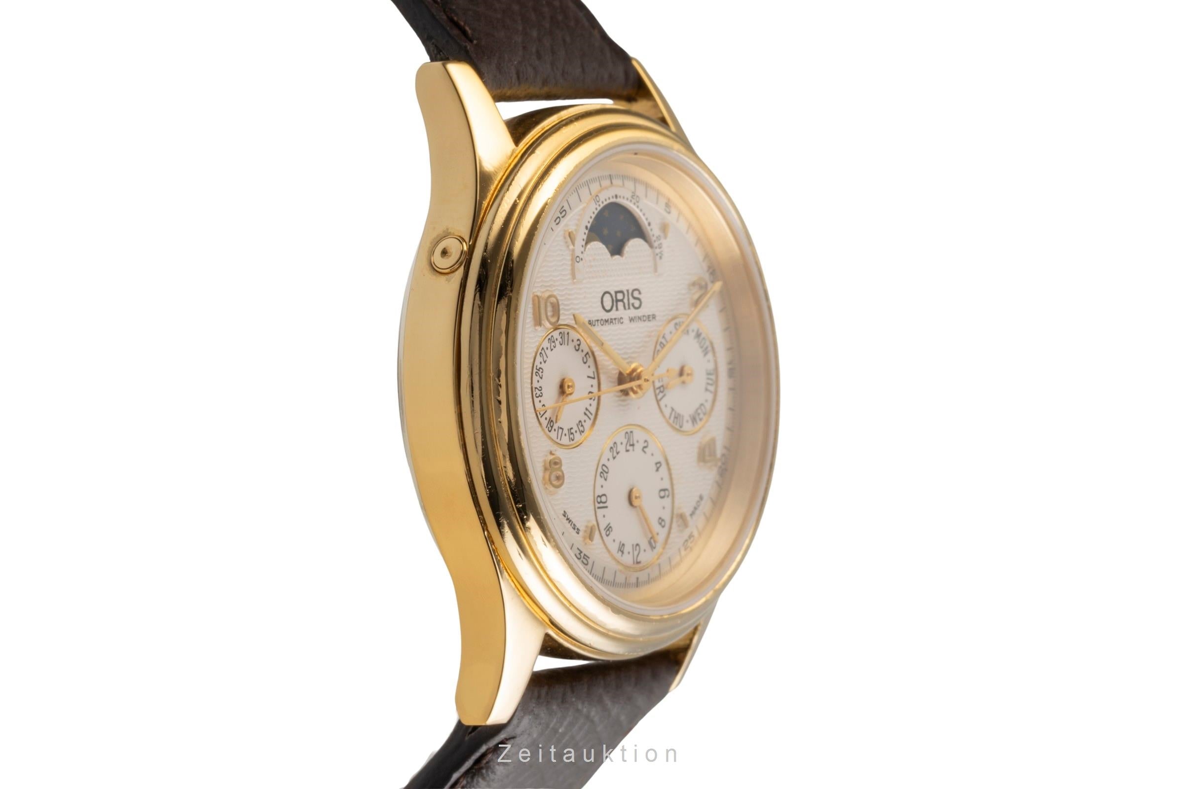 Oris plata banada en oro automático reloj para caballeros 7433  [2403135]