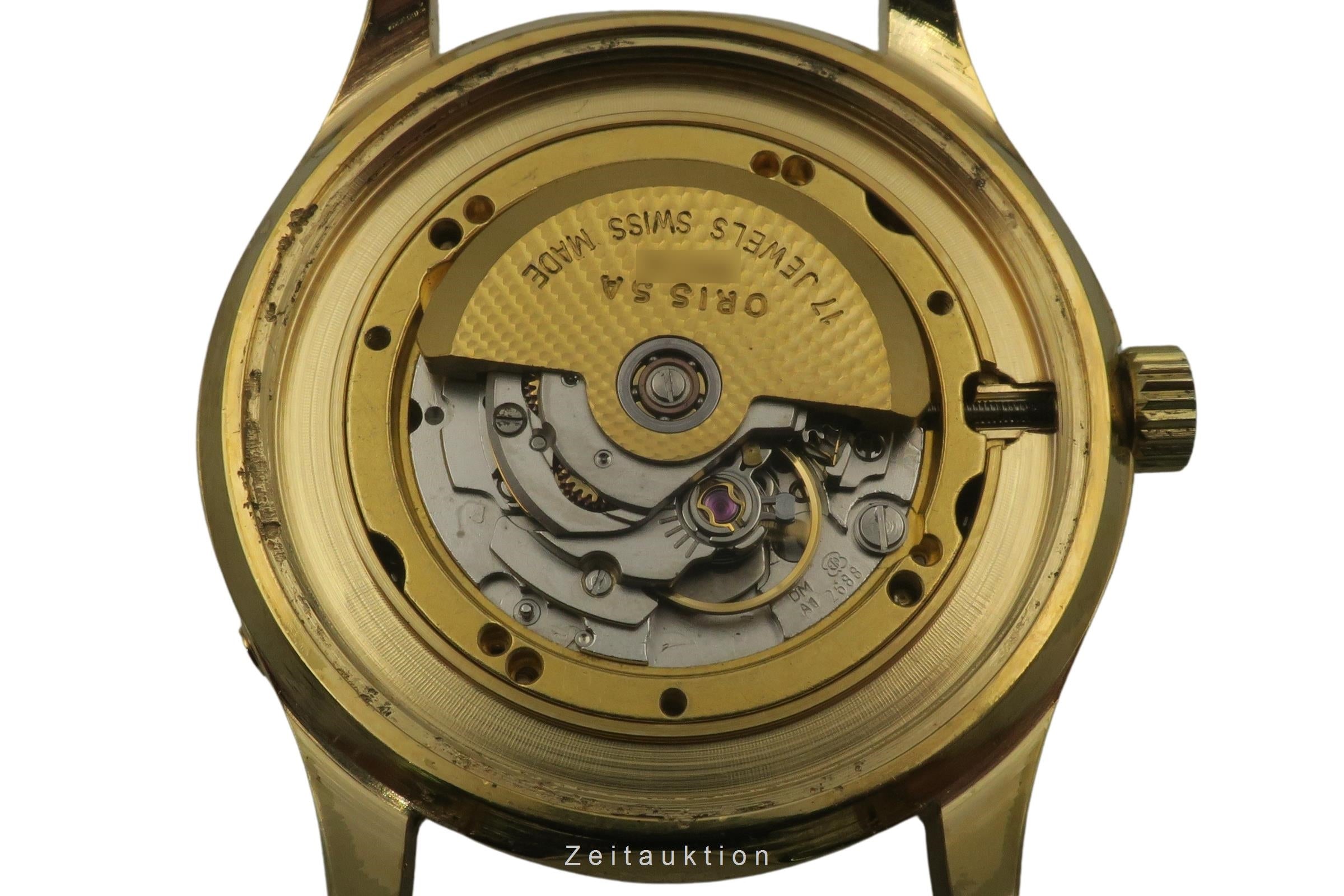 Oris plata banada en oro automático reloj para caballeros 7433  [2403135]