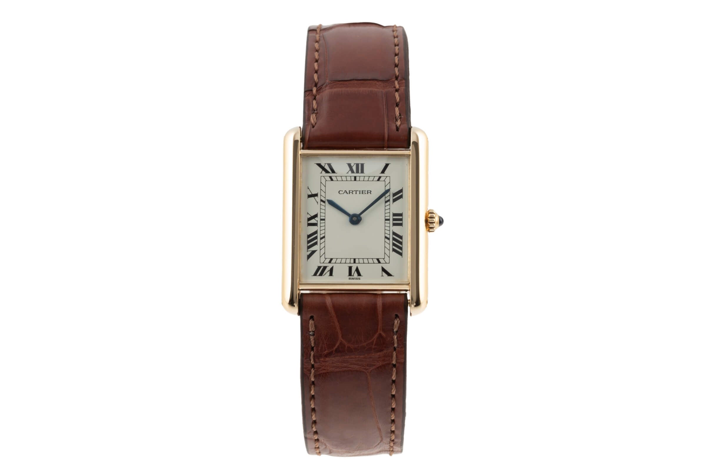 Cartier Tank Louis Cartier 18K (0,750) Gelbgold Herrenuhr Ref. 88105 VP: 11000 € [2403162]