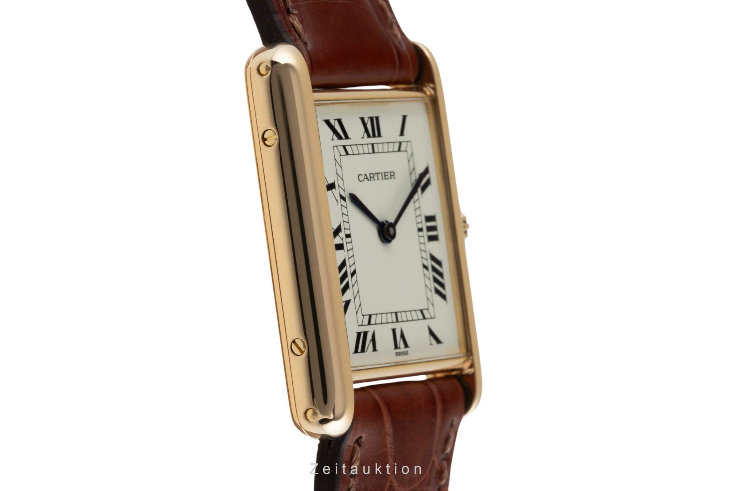 Cartier Tank Louis Cartier 18K (0,750) Gelbgold Herrenuhr Ref. 88105 VP: 11000 € [2403162]