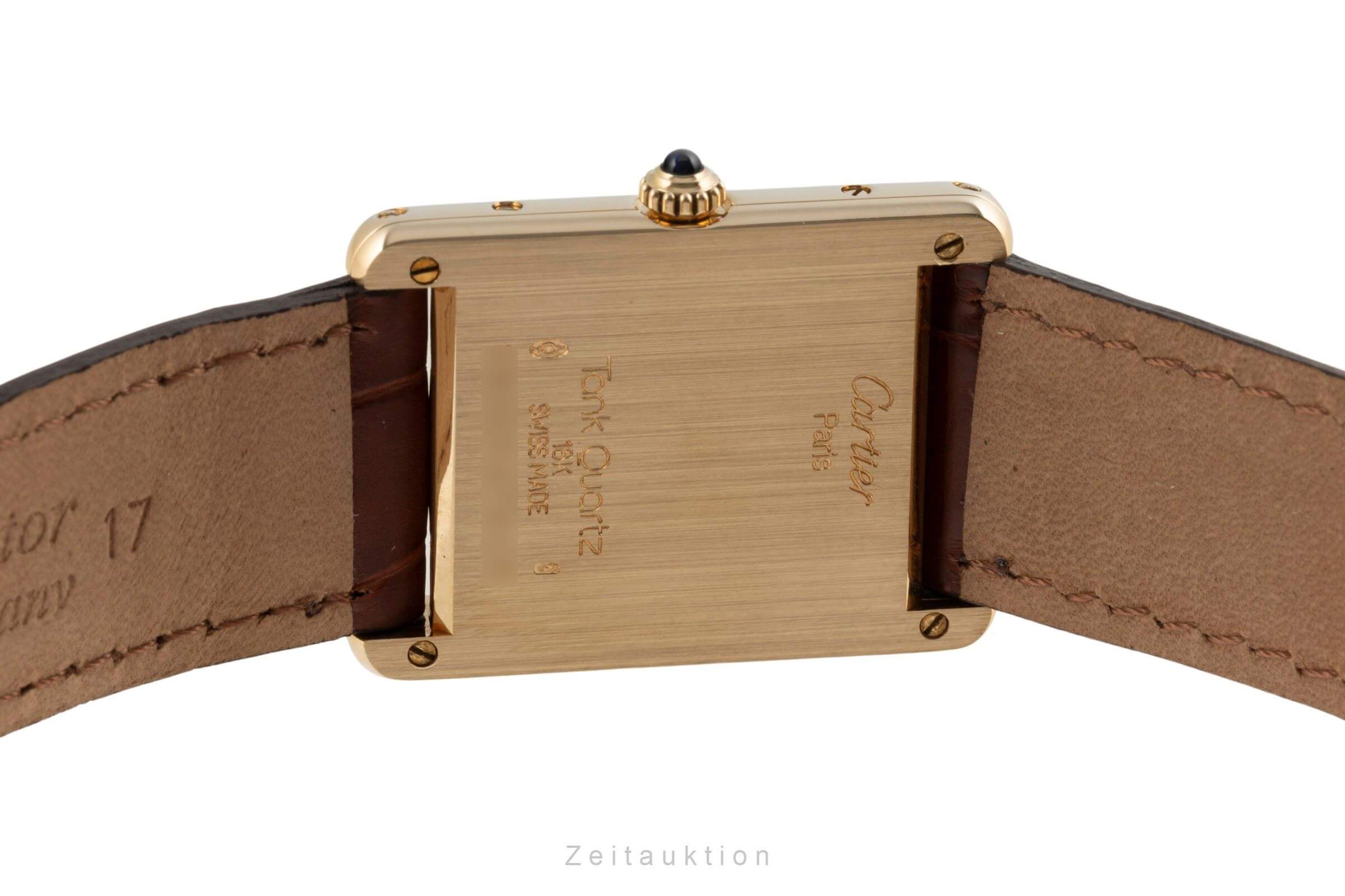 Cartier Tank Louis Cartier 18K (0,750) Gelbgold Herrenuhr Ref. 88105 VP: 11000 € [2403162]