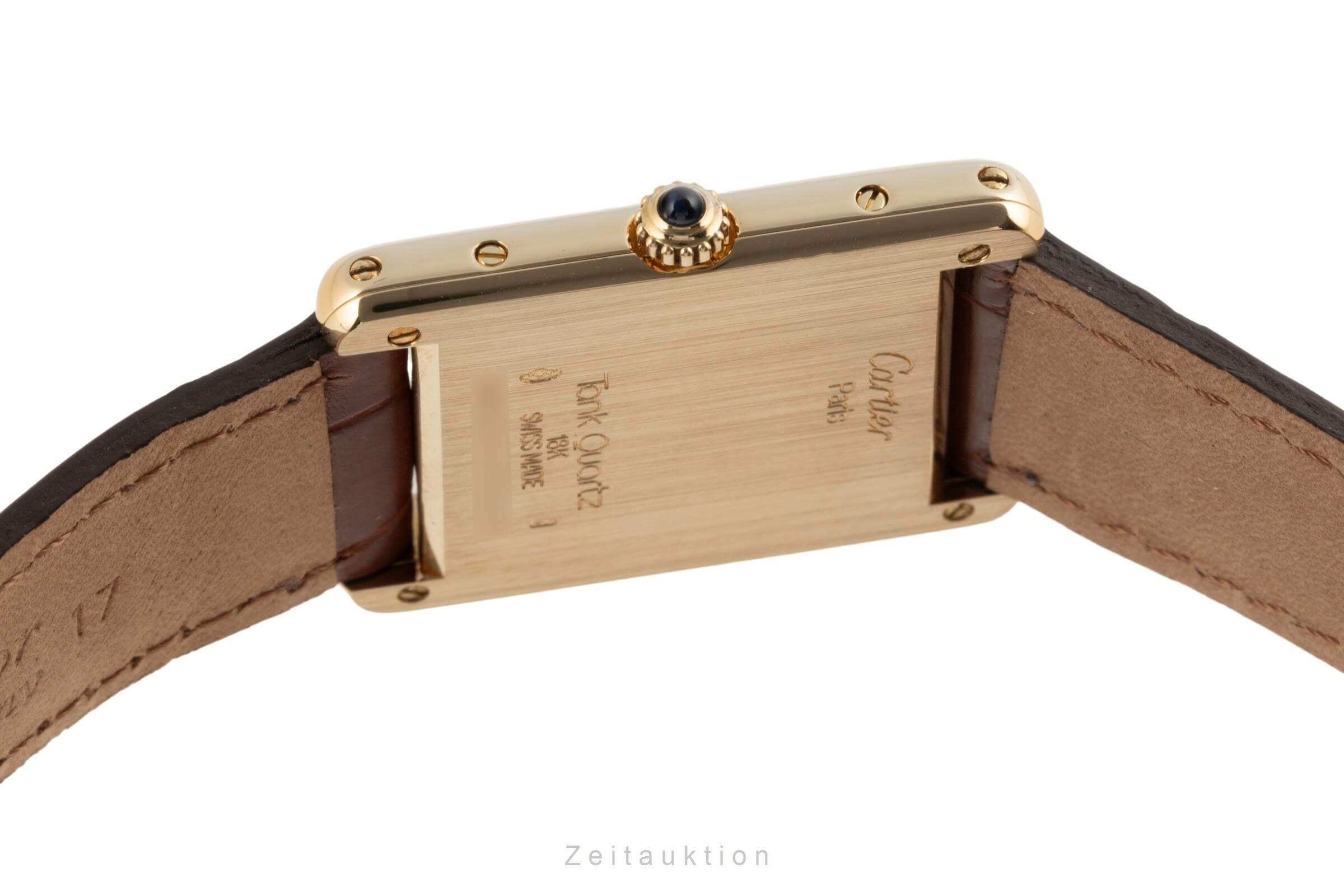 Cartier Tank Louis Cartier 18K (0,750) Gelbgold Herrenuhr Ref. 88105 VP: 11000 € [2403162]