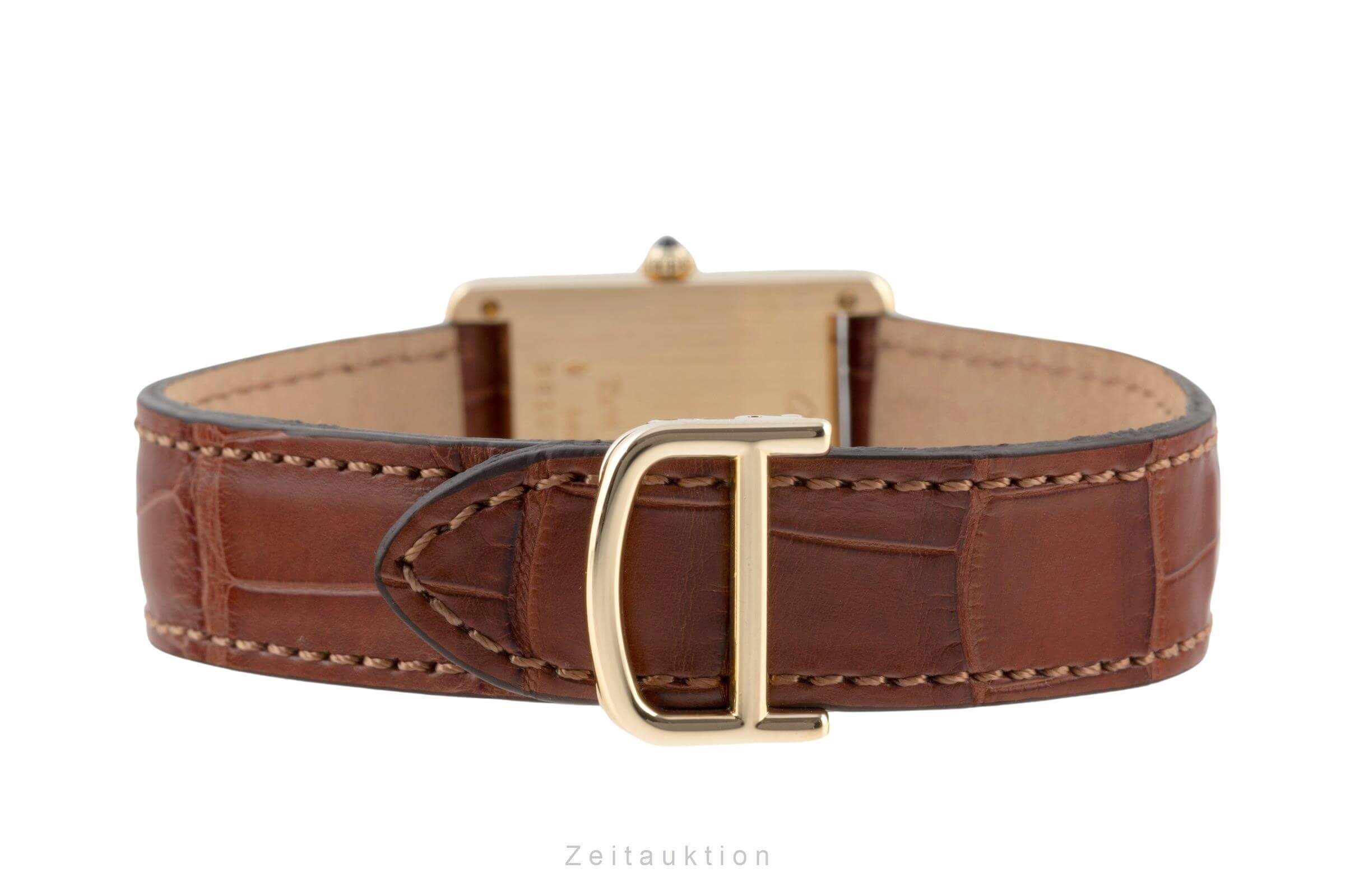 Cartier Tank Louis Cartier 18K (0,750) Gelbgold Herrenuhr Ref. 88105 VP: 11000 € [2403162]