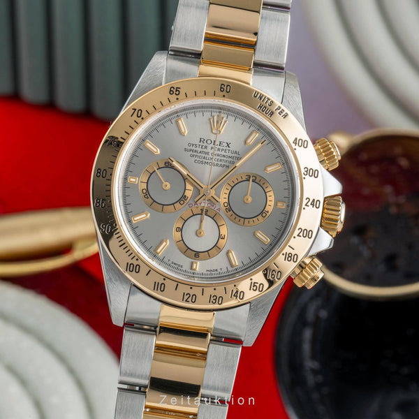 Rolex Daytona cronografo acciaio / oro automatismo orologio da uomo 16523 LP: 20800EUR  [2403163]