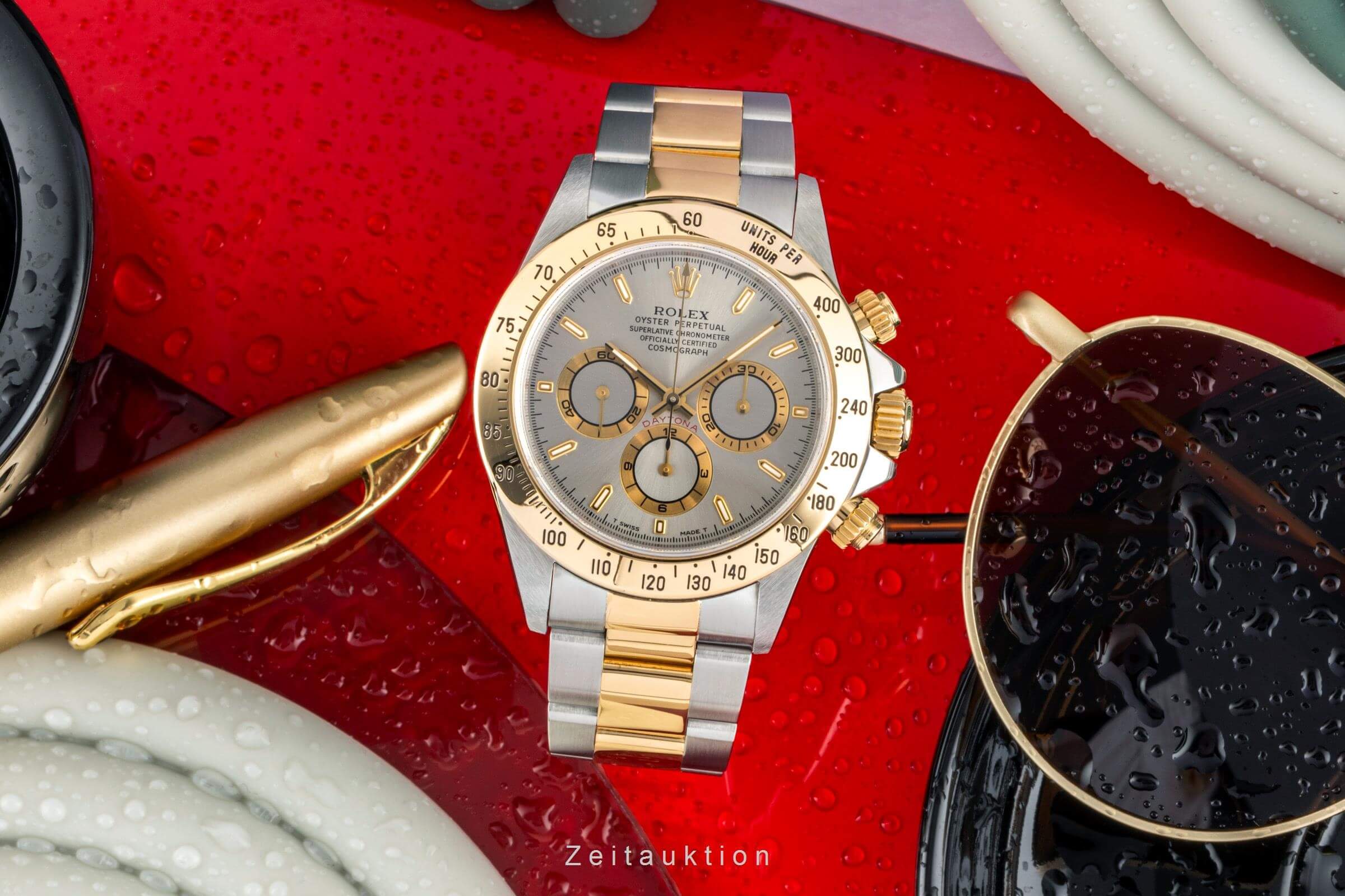 Rolex Daytona cronografo acciaio / oro automatismo orologio da uomo 16523 LP: 20800EUR  [2403163]