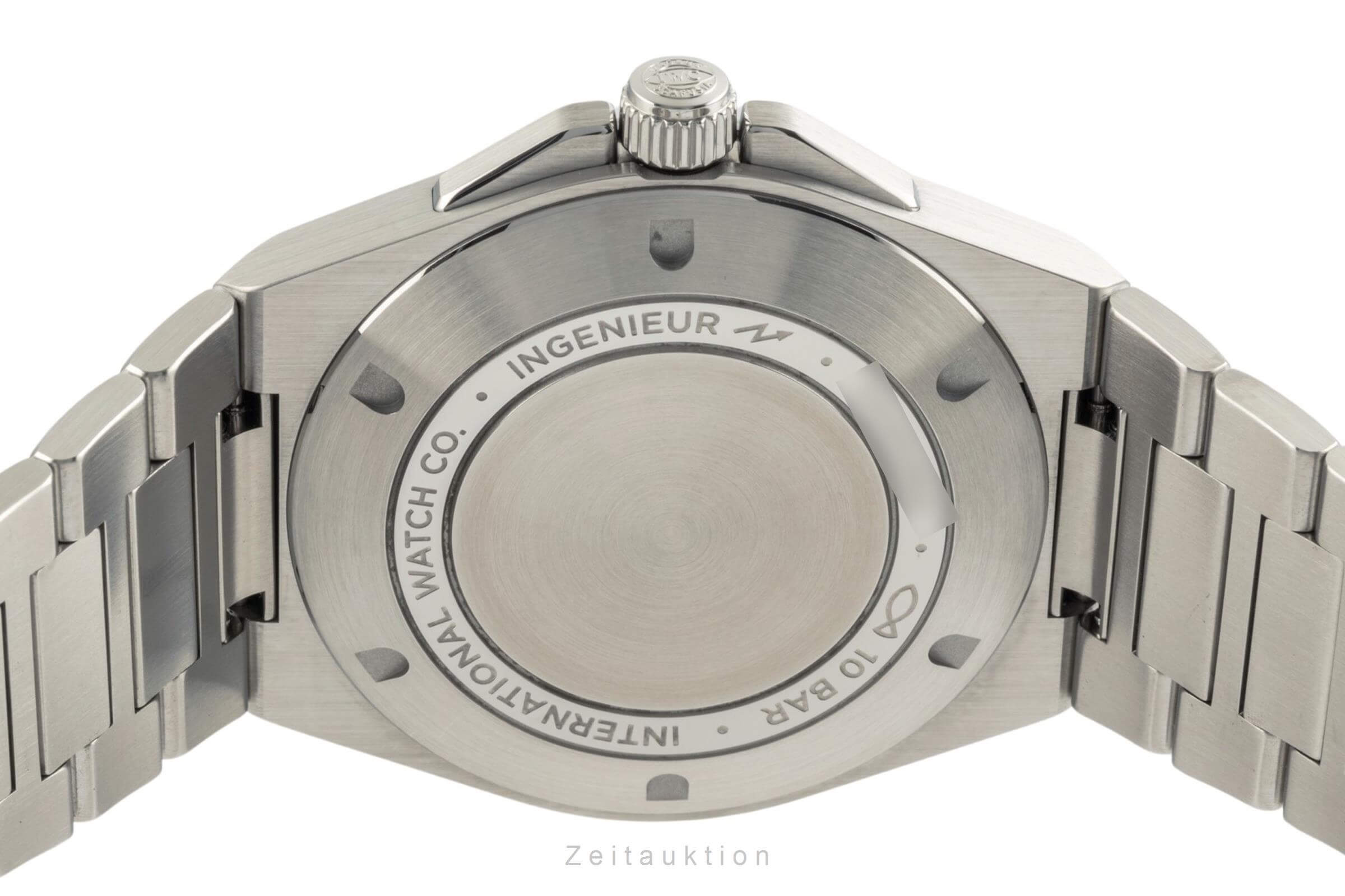 IWC Ingenieur 40 Green Dial Stahl Automatik Herrenuhr Ref. IW328903  B&P 2023 [2403234]