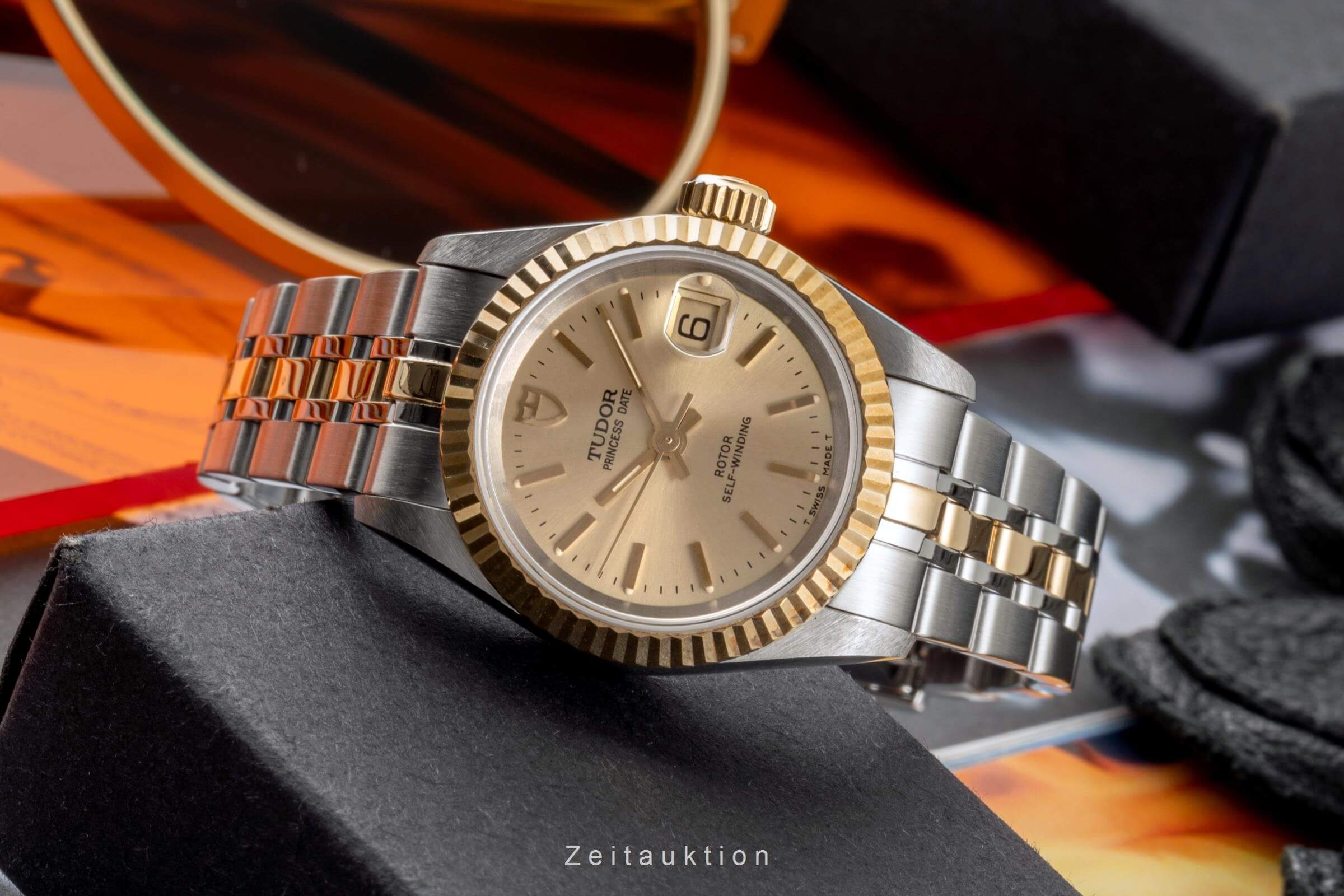 Tudor Princess Date acier / or  automatique montre pour femmes 92413  [2403241]