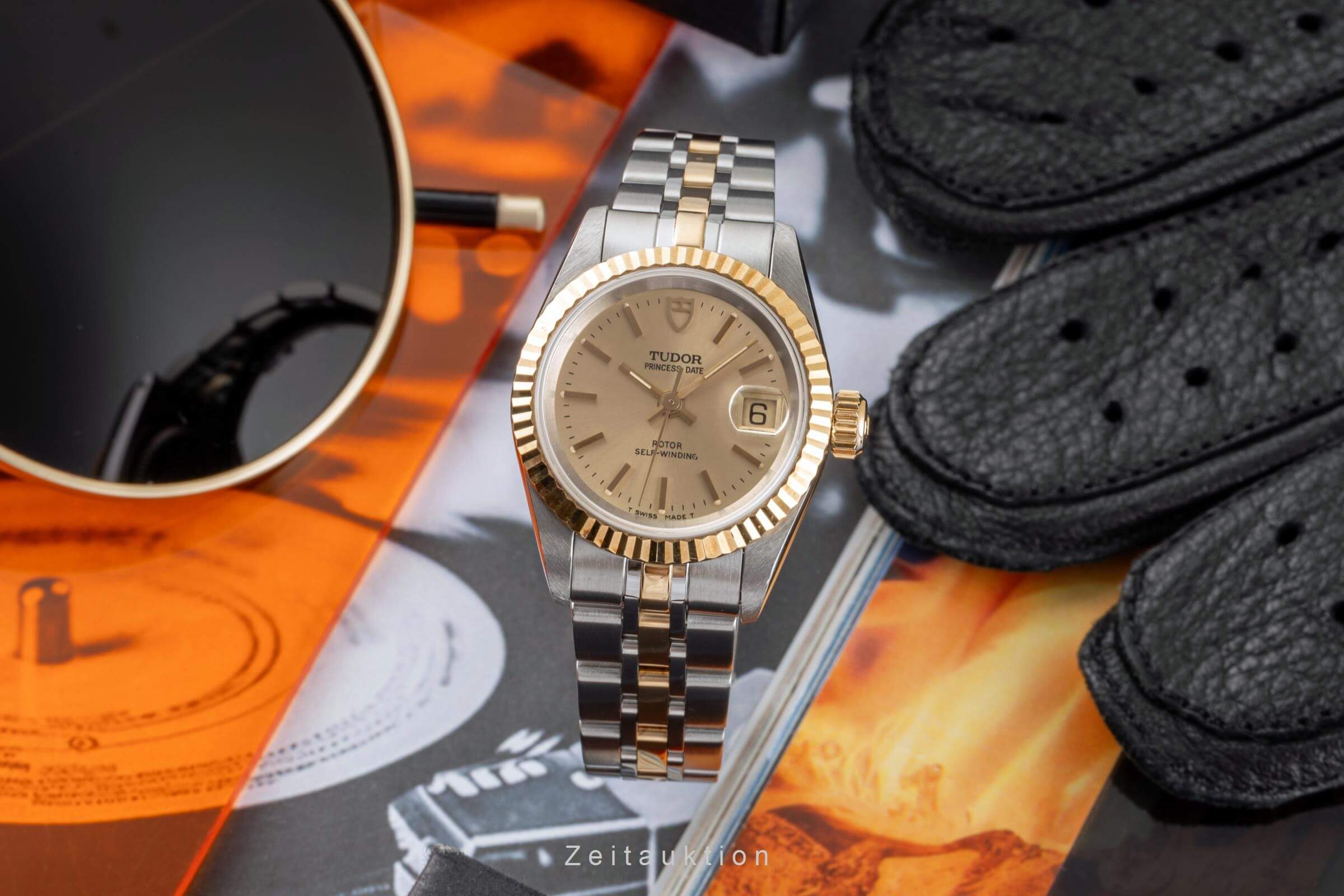 Tudor Princess Date acier / or  automatique montre pour femmes 92413  [2403241]