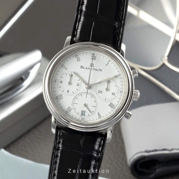 Blancpain Villeret chronograph steel automatic men's watch 1185-1127-55  [2403255]