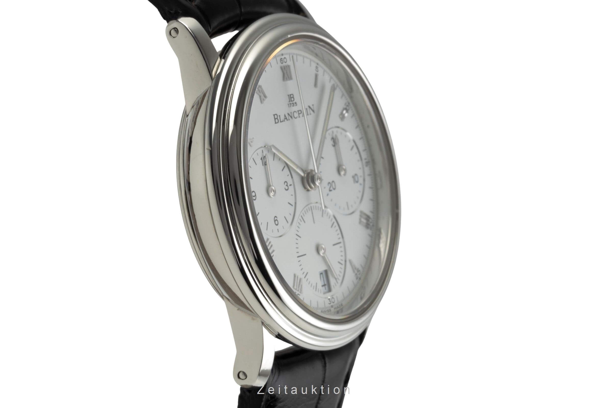 Blancpain Villeret chronograph steel automatic men's watch 1185-1127-55  [2403255]