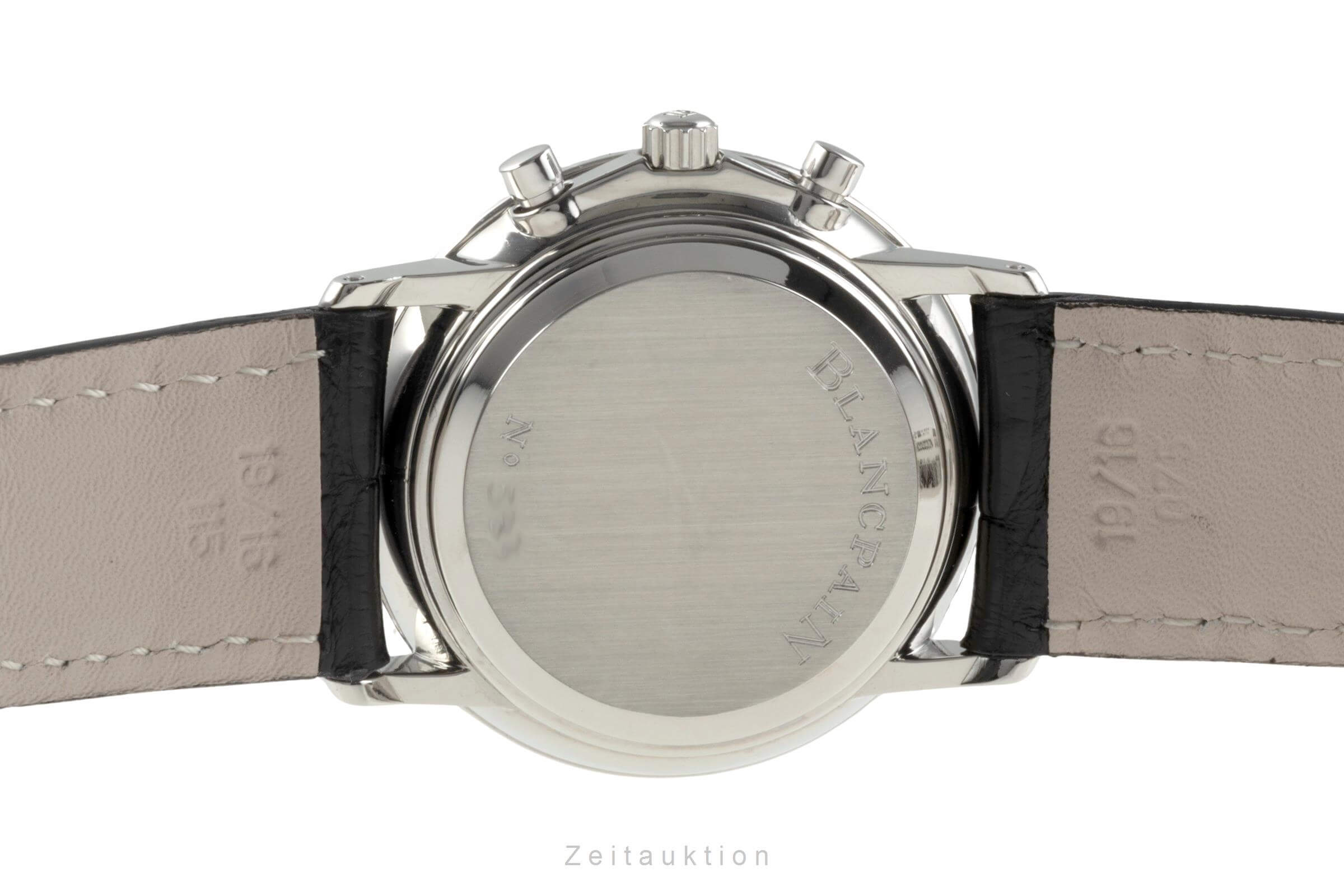 Blancpain Villeret chronograph steel automatic men's watch 1185-1127-55  [2403255]