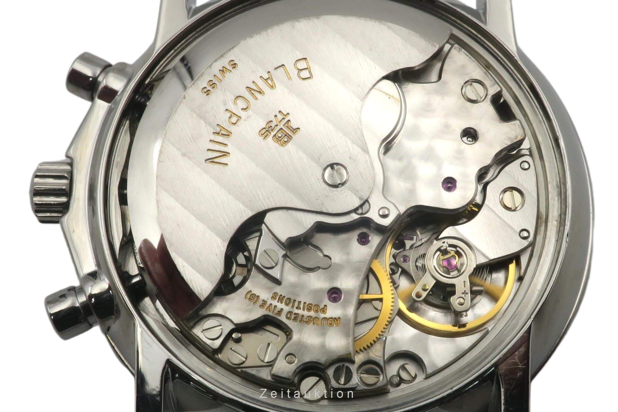 Blancpain Villeret chronograph steel automatic men's watch 1185-1127-55  [2403255]