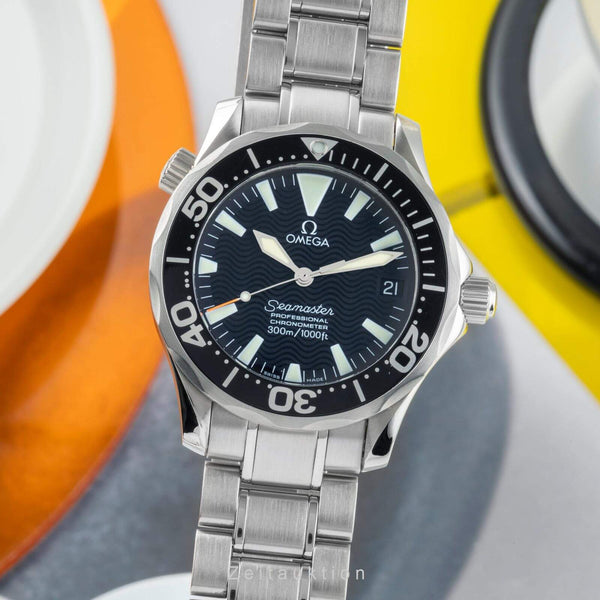 Omega Seamaster acero automático reloj para caballeros 2252.50.00 LP: 6500EUR  [2403273]