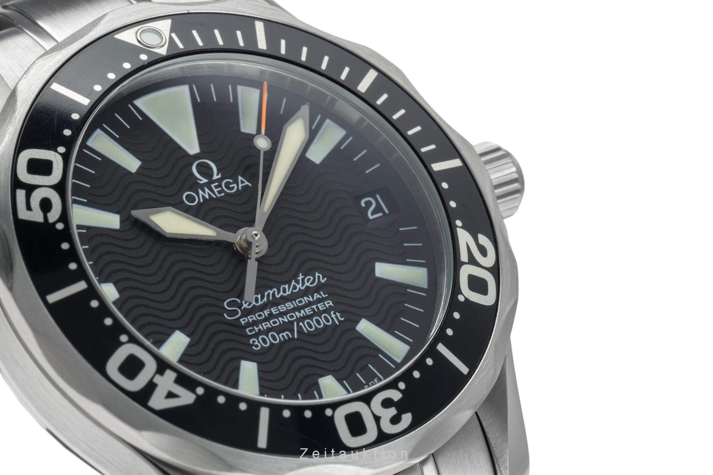 Omega Seamaster acero automático reloj para caballeros 2252.50.00 LP: 6500EUR  [2403273]