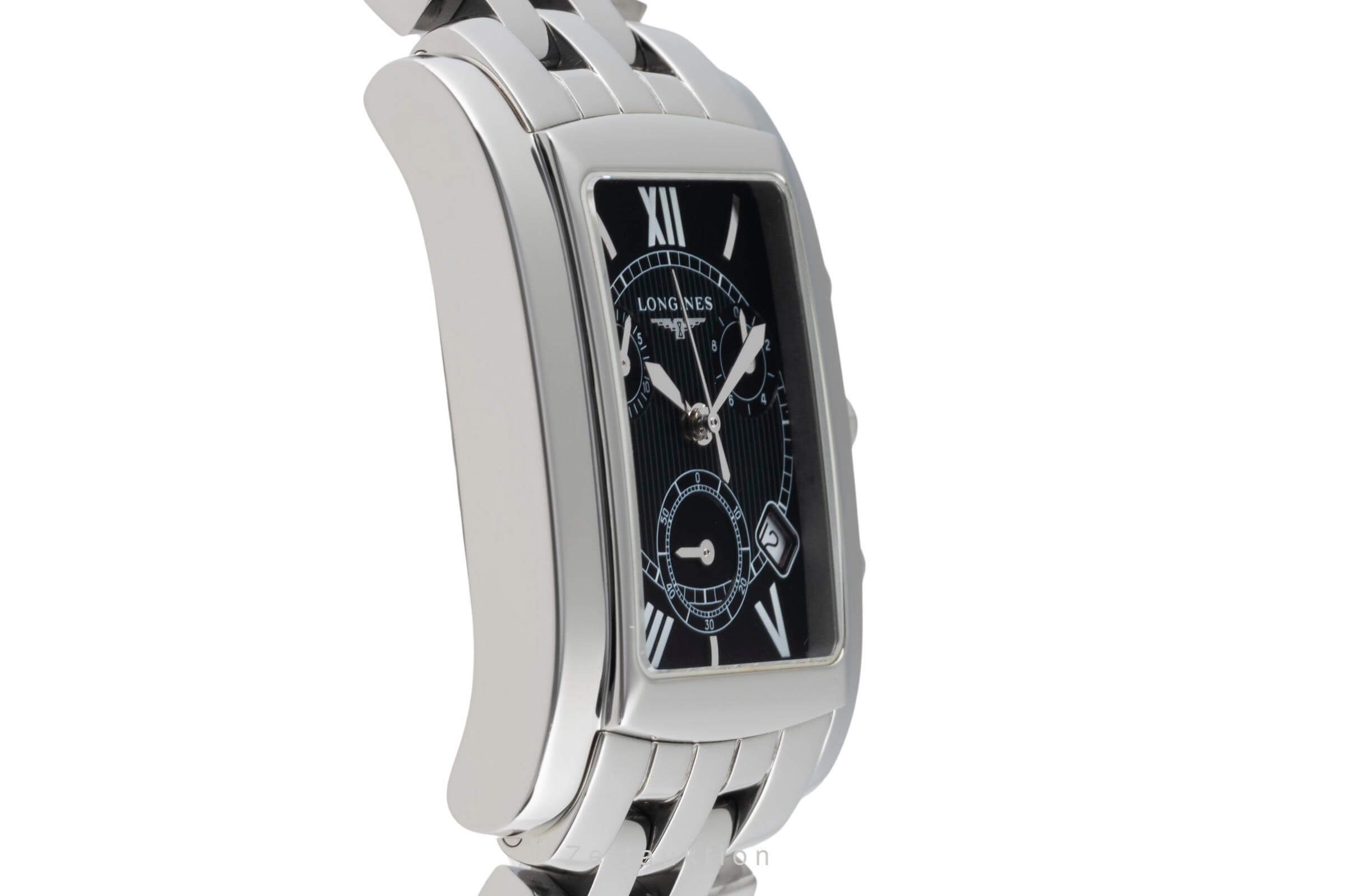 Longines Dolce Vita Chronograph Edelstahl Herrenuhr Ref. L5.656.4 Klassiker B&P [2403293]