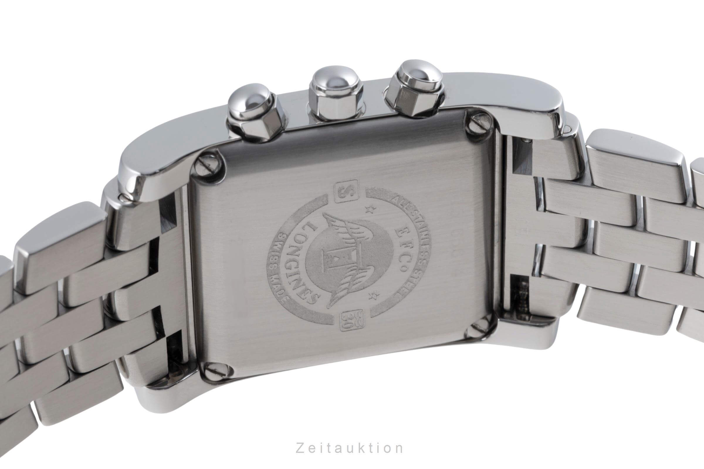 Longines Dolce Vita Chronograph Edelstahl Herrenuhr Ref. L5.656.4 Klassiker B&P [2403293]