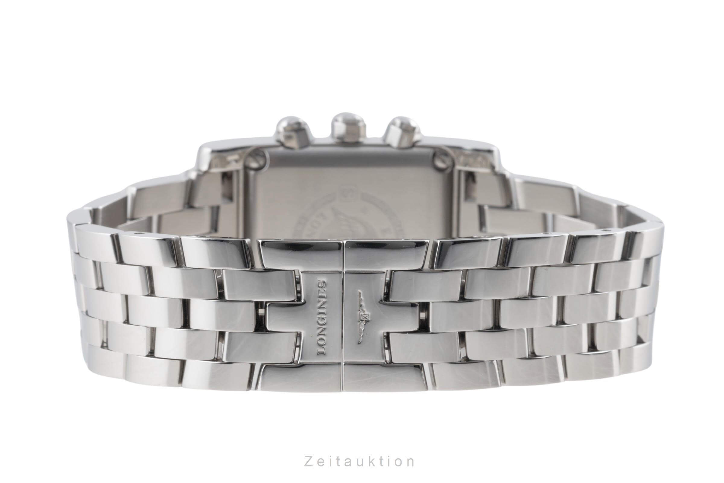 Longines Dolce Vita Chronograph Edelstahl Herrenuhr Ref. L5.656.4 Klassiker B&P [2403293]