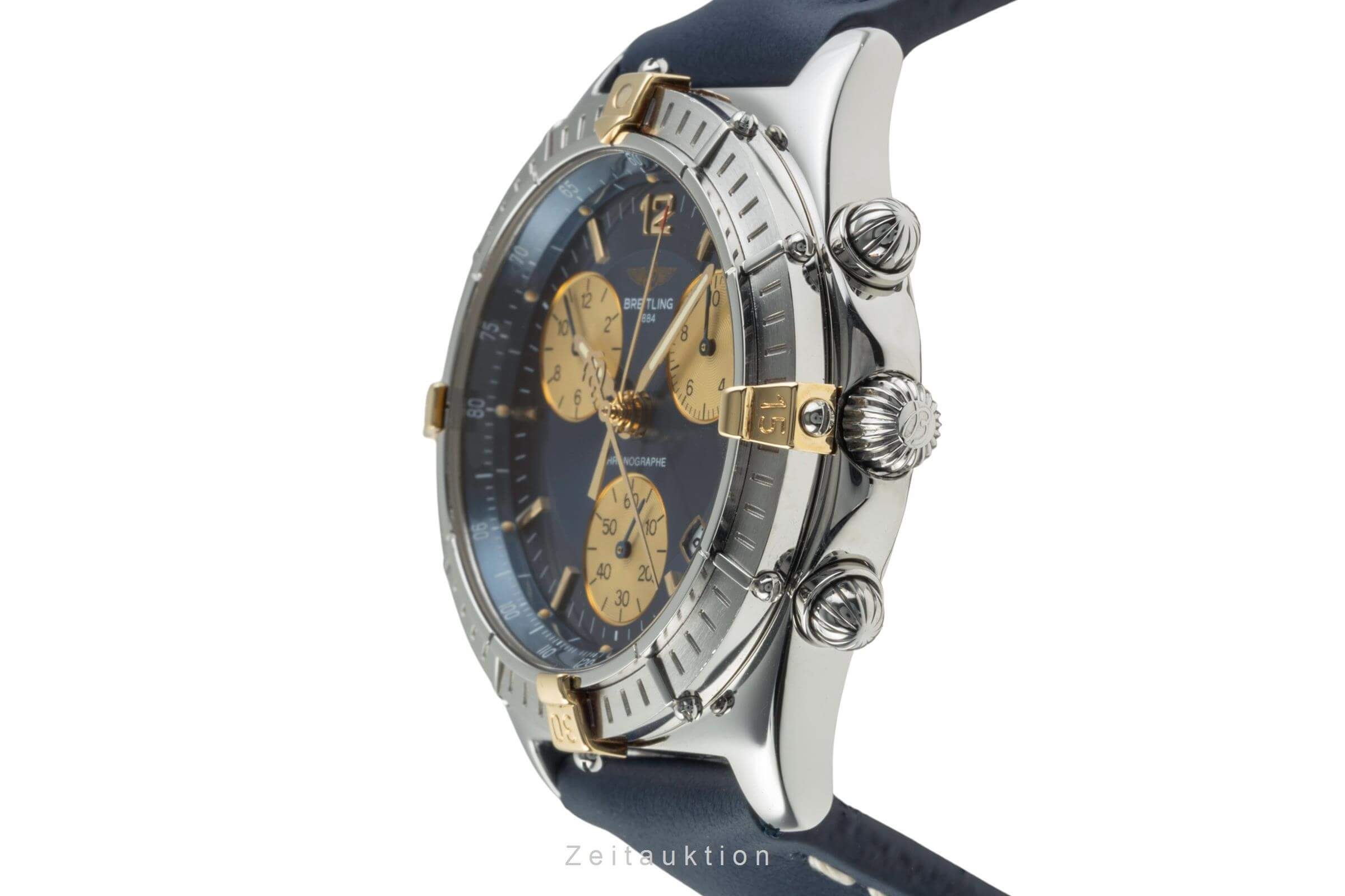 Breitling Sirius chronograph steel / gold quartz men's watch B53011  [2403305]