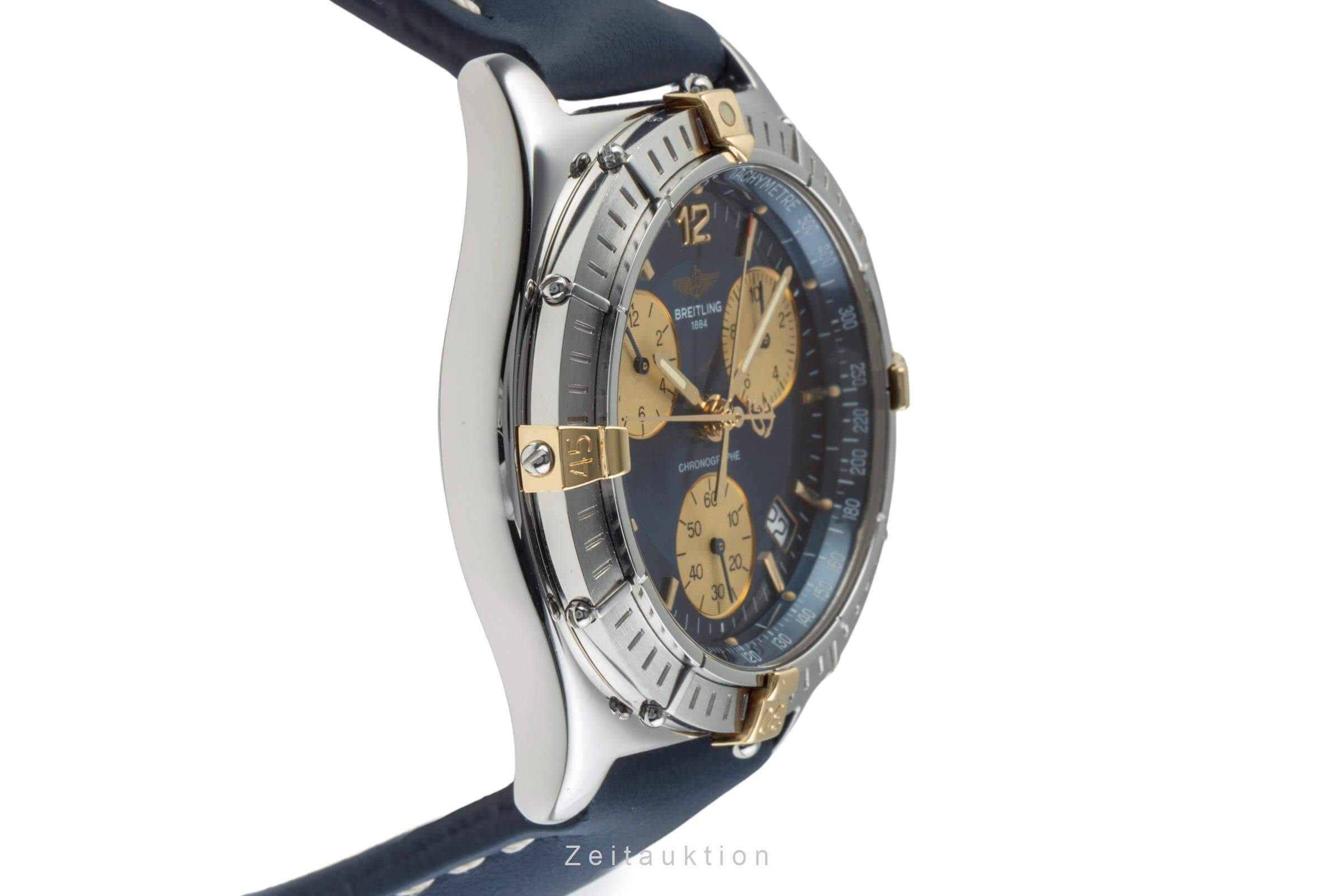 Breitling Sirius chronograph steel / gold quartz men's watch B53011  [2403305]