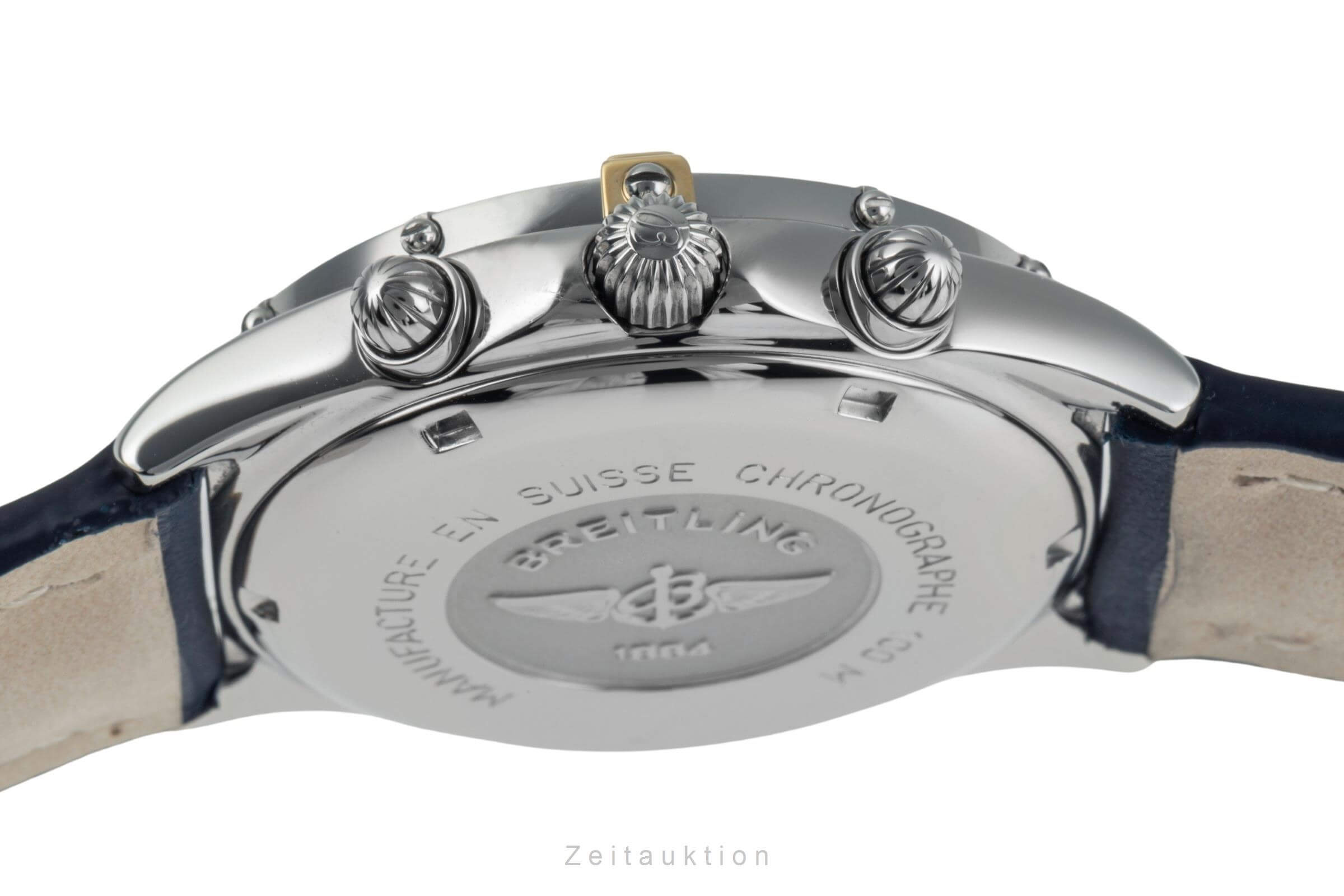 Breitling Sirius chronograph steel / gold quartz men's watch B53011  [2403305]