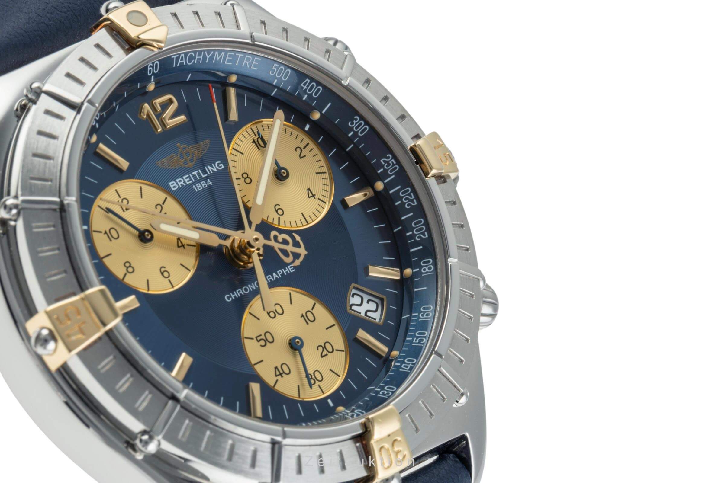 Breitling Sirius chronograph steel / gold quartz men's watch B53011  [2403305]