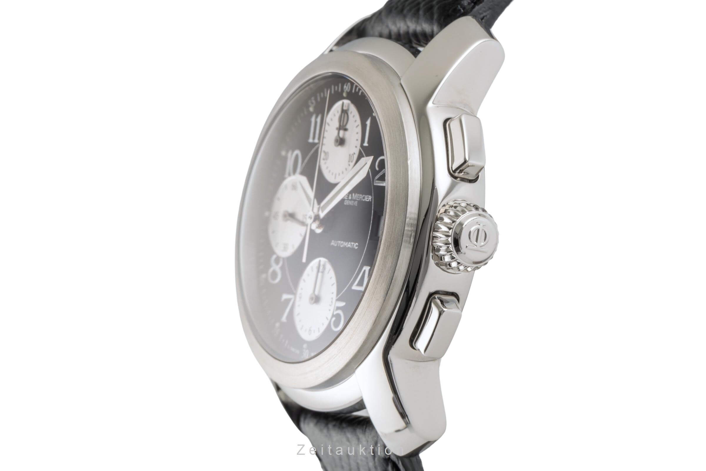 Baume & Mercier Capeland chronographe acier automatique montre pour hommes MV045216  [2403449]