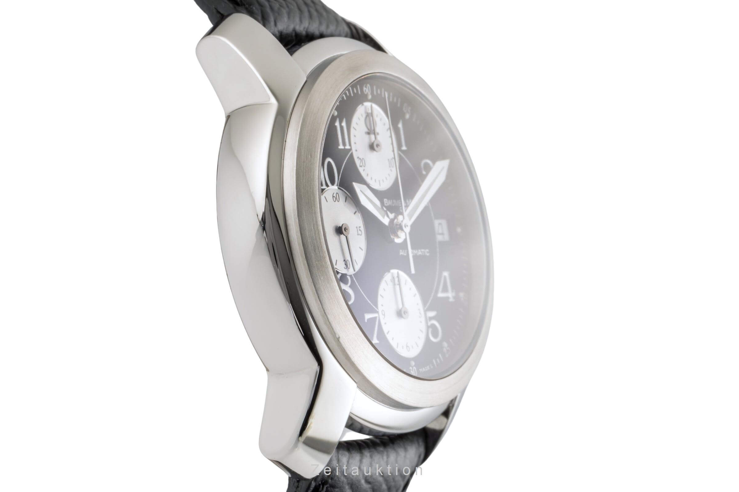 Baume & Mercier Capeland chronographe acier automatique montre pour hommes MV045216  [2403449]