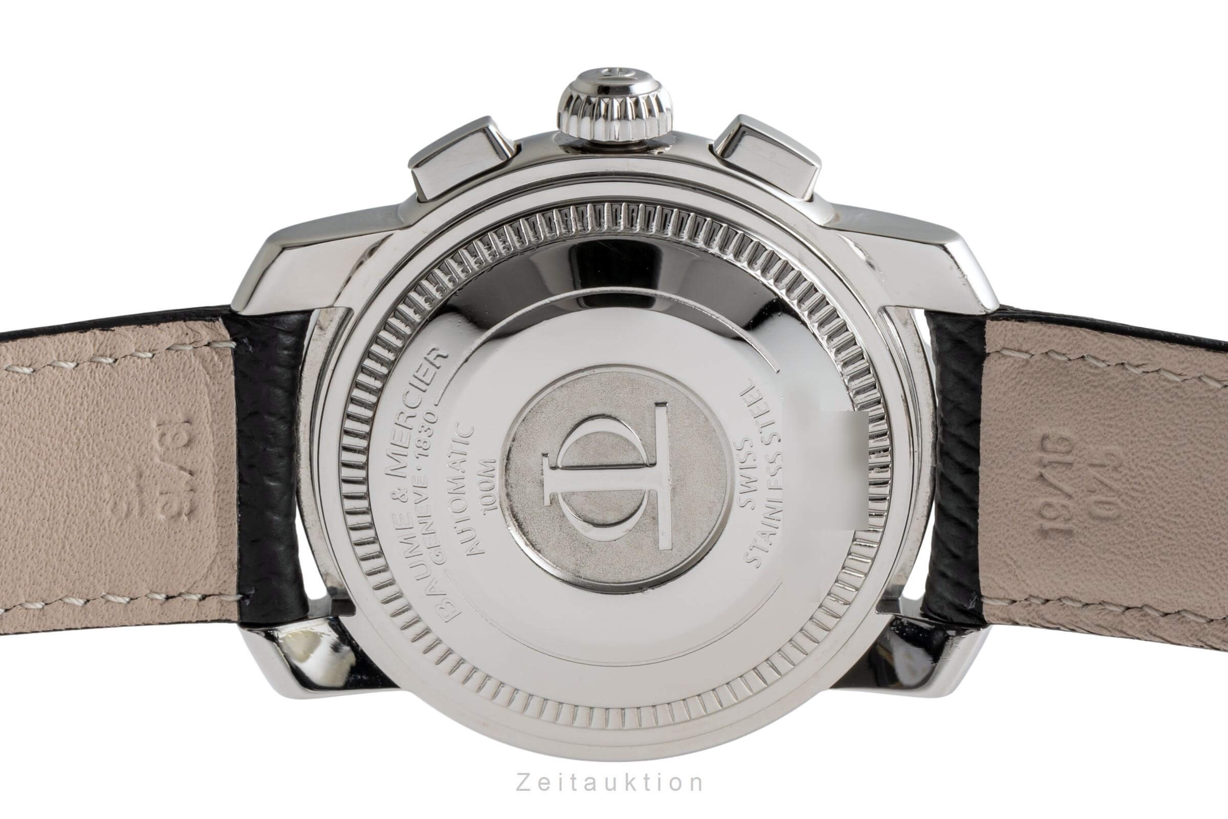 Baume & Mercier Capeland chronographe acier automatique montre pour hommes MV045216  [2403449]