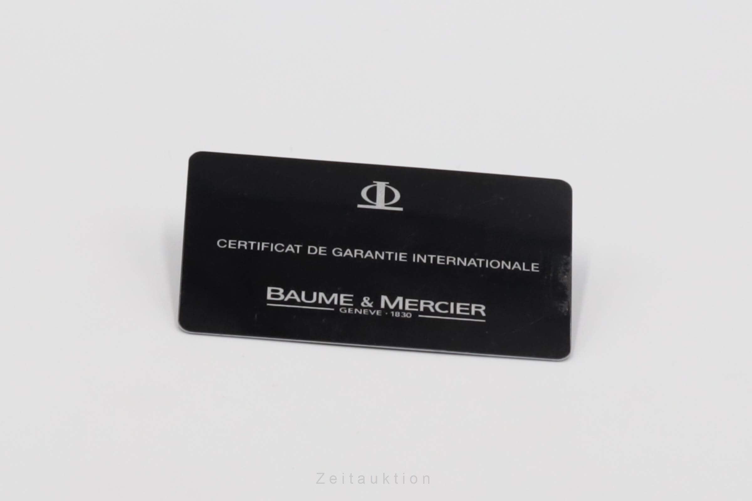 Baume & Mercier Capeland chronographe acier automatique montre pour hommes MV045216  [2403449]