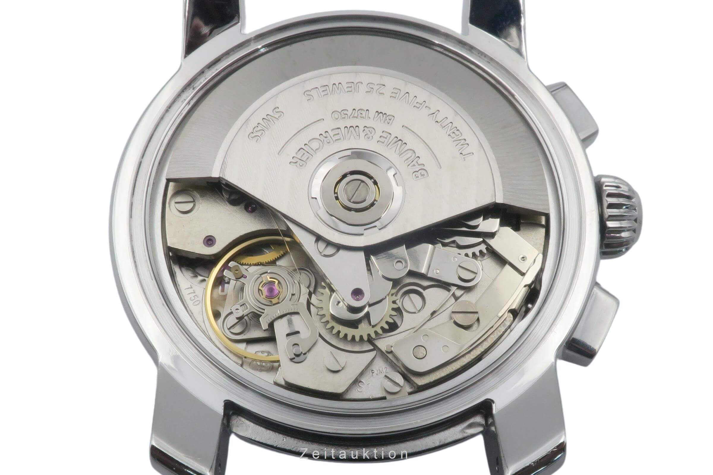 Baume & Mercier Capeland chronographe acier automatique montre pour hommes MV045216  [2403449]