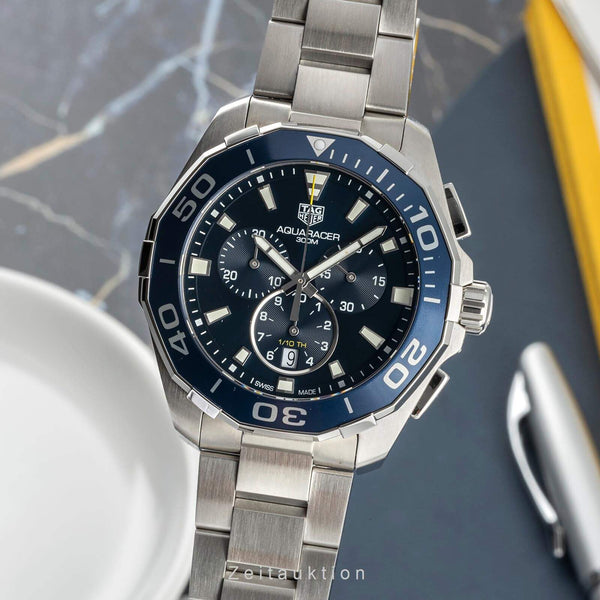 Tag Heuer Aquaracer chronograph steel quartz men's watch CAY111B.BA0927  [2403477]