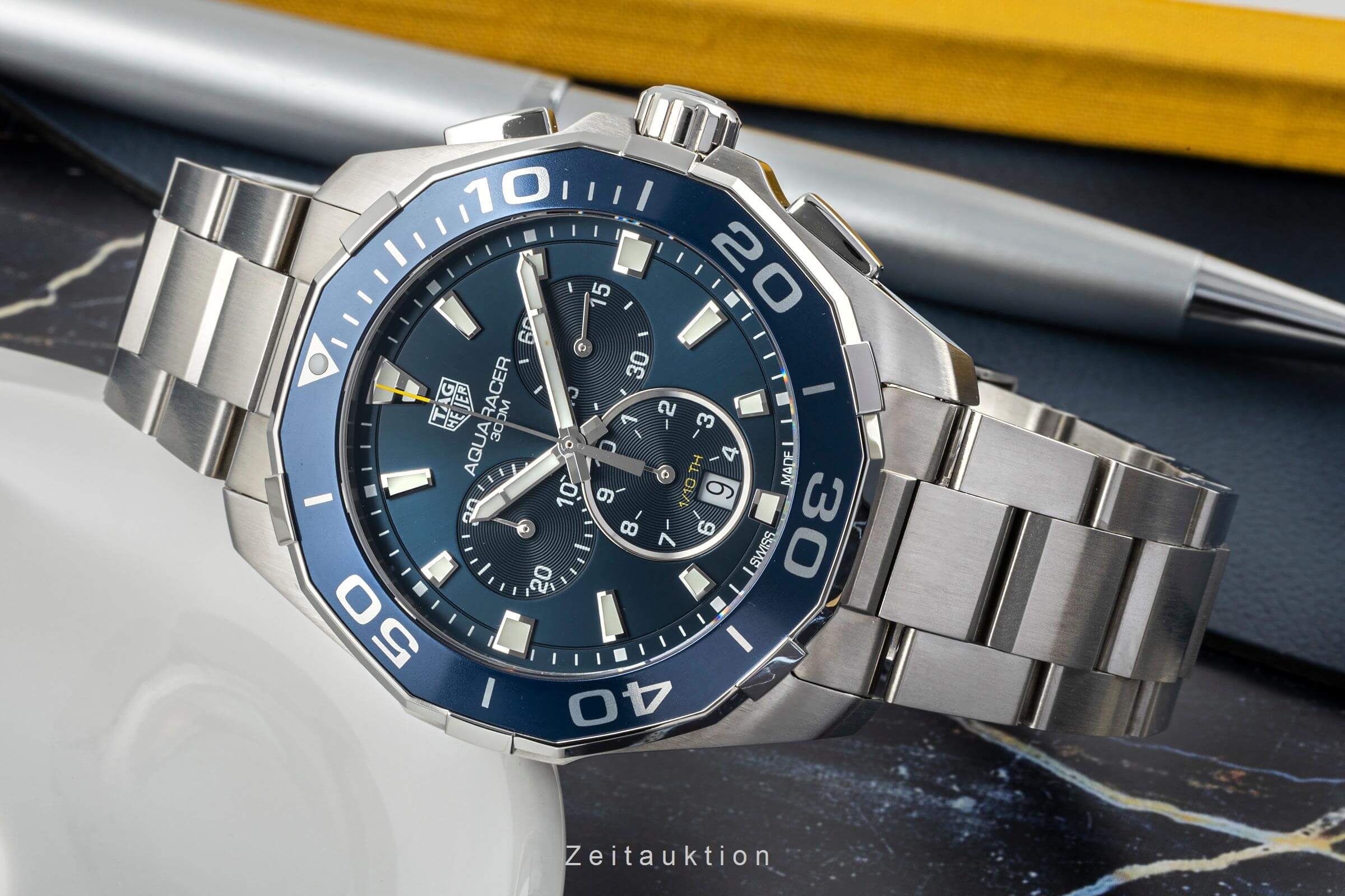 Tag Heuer Aquaracer chronograph steel quartz Ref. CAY111B.BA0927
