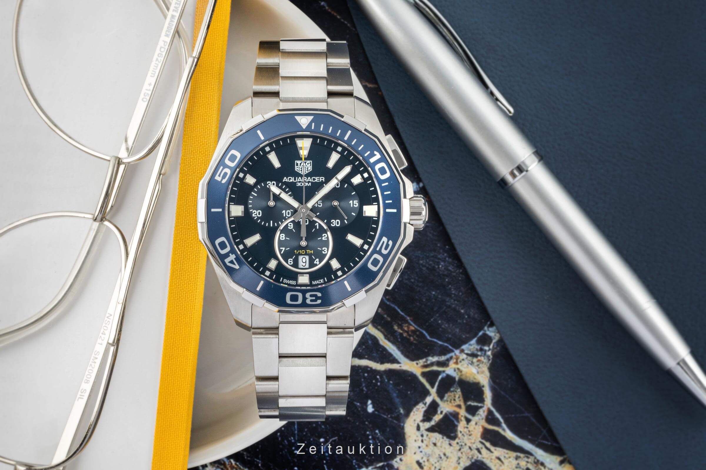 Tag Heuer Aquaracer chronograph steel quartz Ref. CAY111B.BA0927