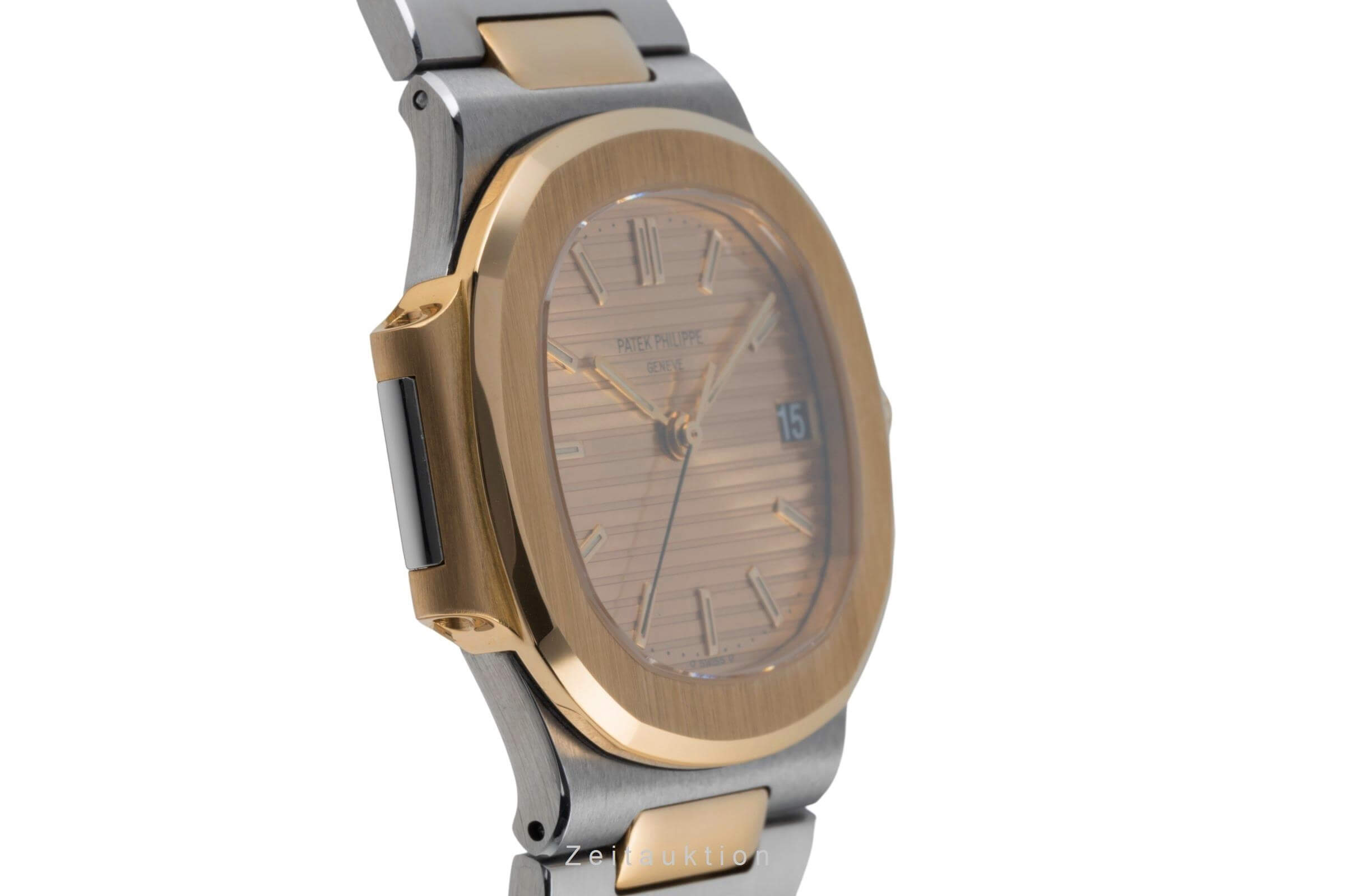 Patek Philippe Nautilus Stahl / Gold Automatik Datum Herrenuhr Ref. 3800/1  [2403505]