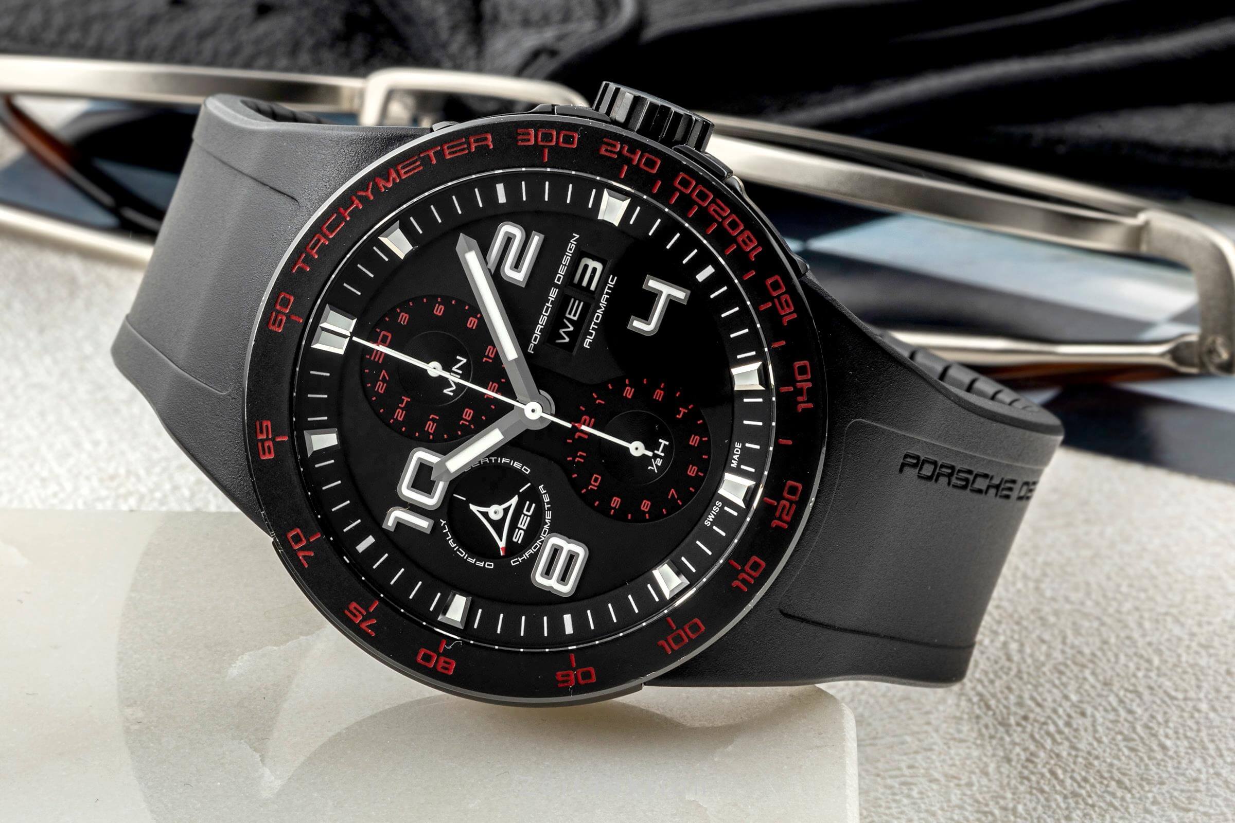 Porsche Design Flat Six Chronograph Automatik Herrenuhr Ref. P6340 [2403543]