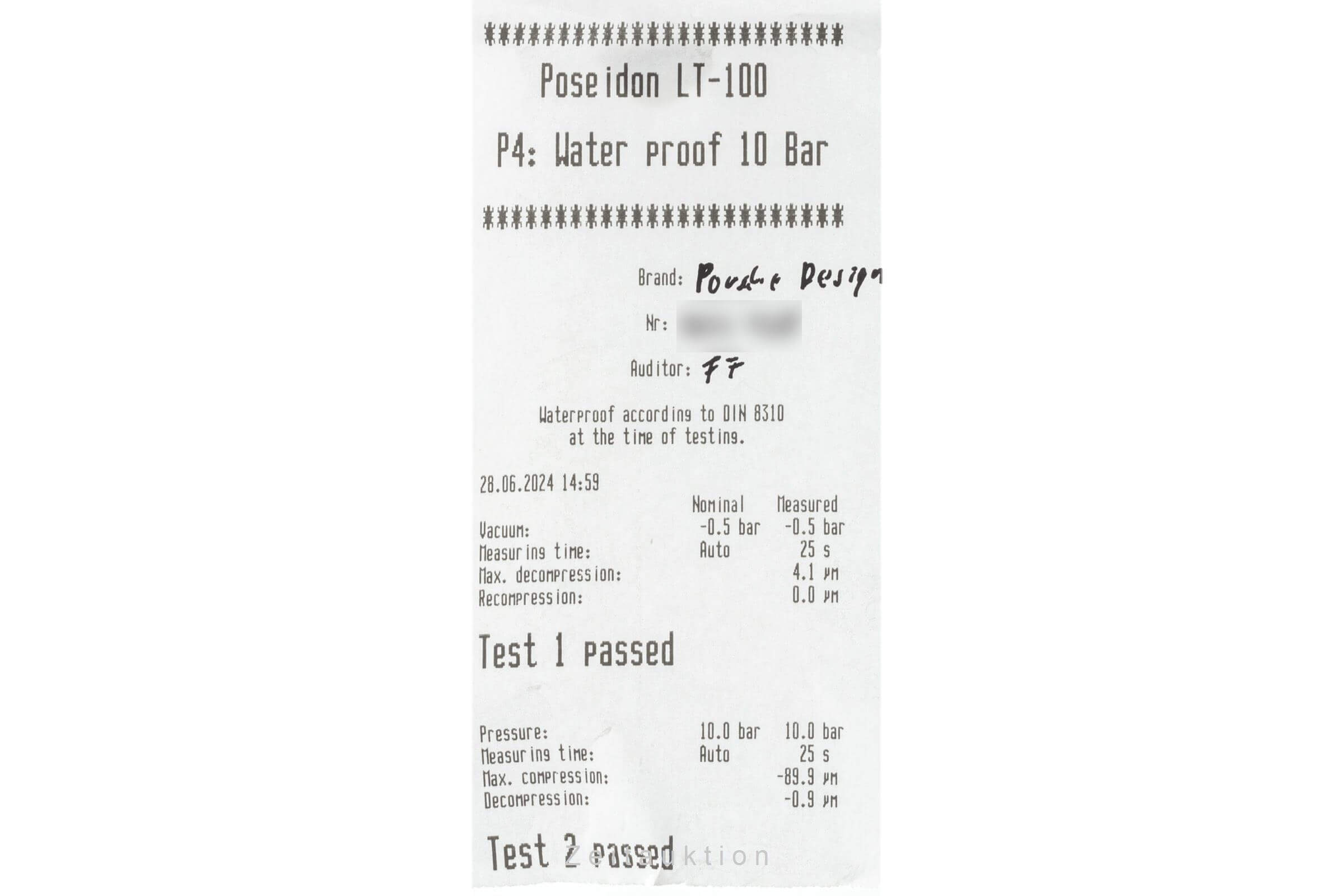 Porsche Design Flat Six Chronograph Automatik Herrenuhr Ref. P6340 [2403543]