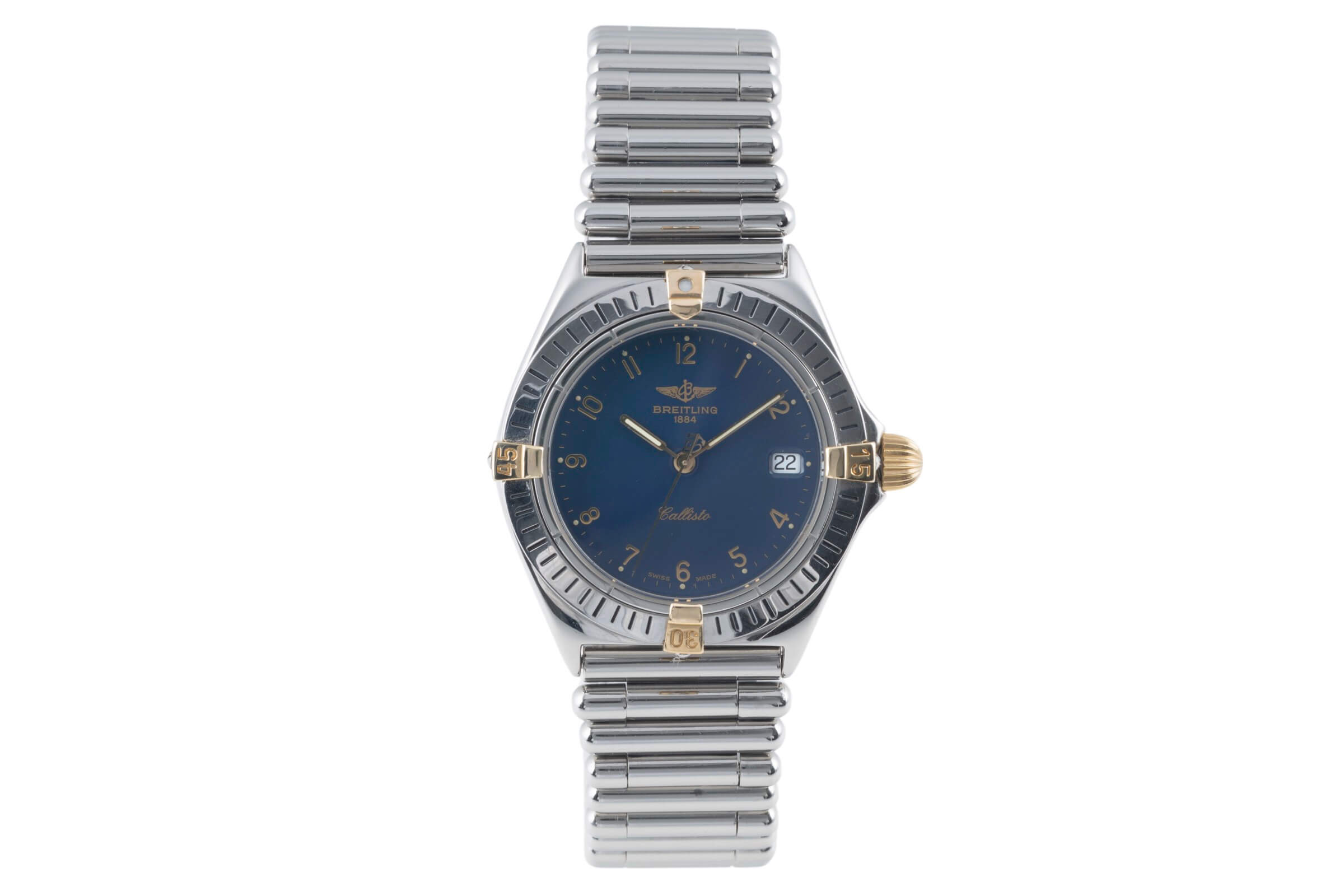 Breitling Callisto acciaio / oro quarzo orologio da uomo B57045  [2403555]