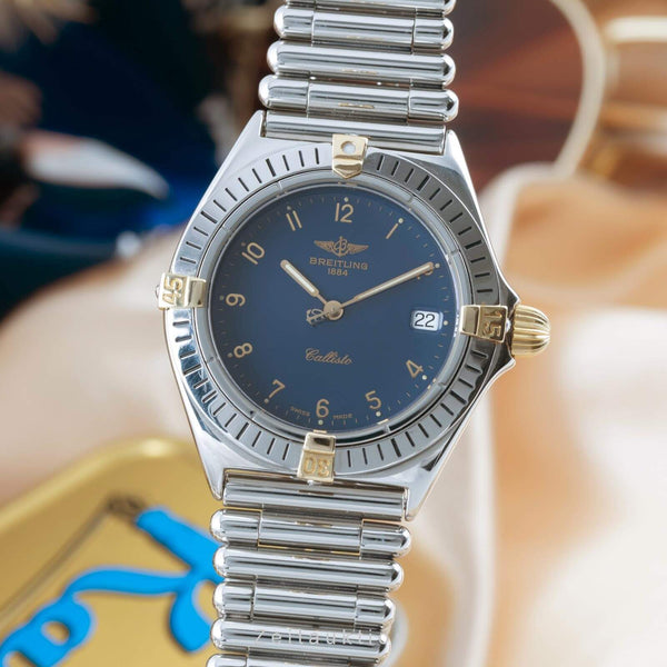 Breitling Callisto acciaio / oro quarzo orologio da uomo B57045  [2403555]