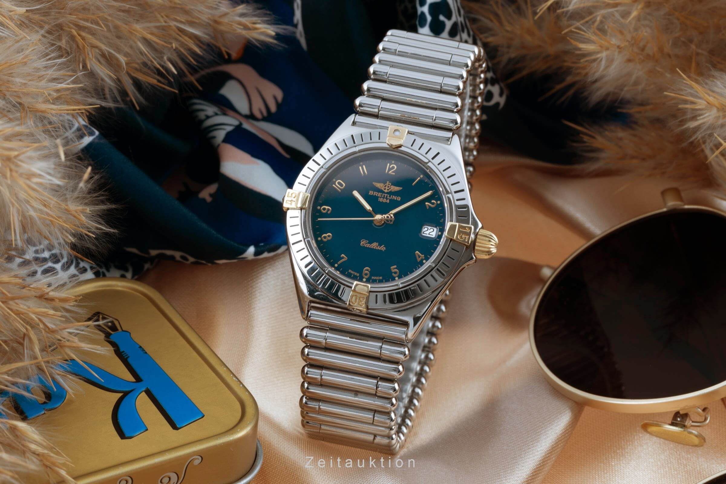 Breitling Callisto acciaio / oro quarzo orologio da uomo B57045  [2403555]