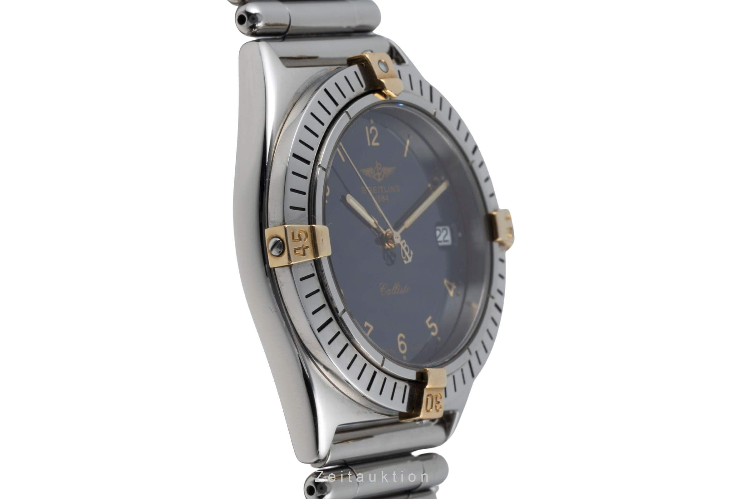 Breitling Callisto acciaio / oro quarzo orologio da uomo B57045  [2403555]