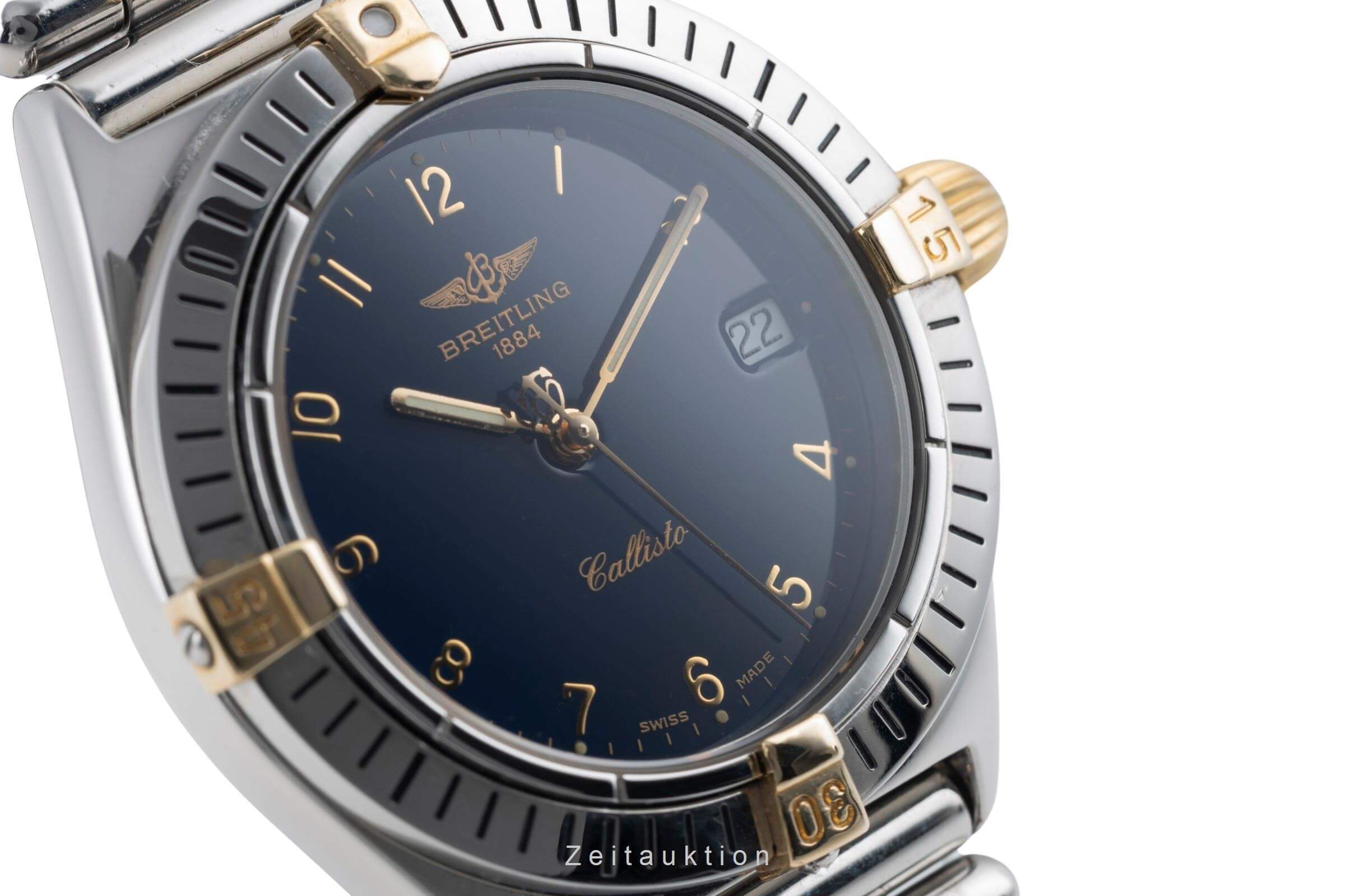 Breitling Callisto acciaio / oro quarzo orologio da uomo B57045  [2403555]