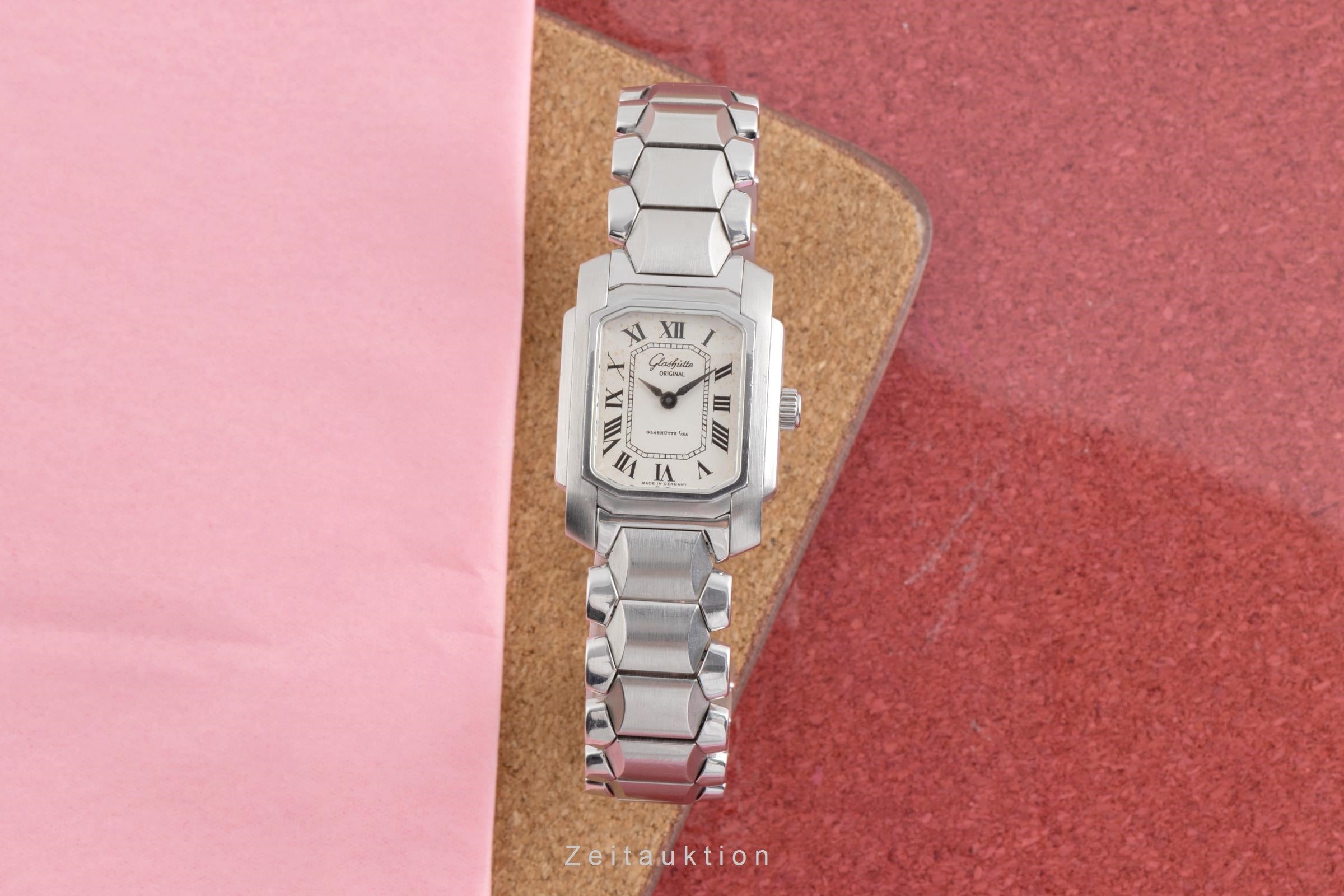 Glashütte Senator acier à remontage manuel montre pour femmes 21-01-01-01-04  [2403701]