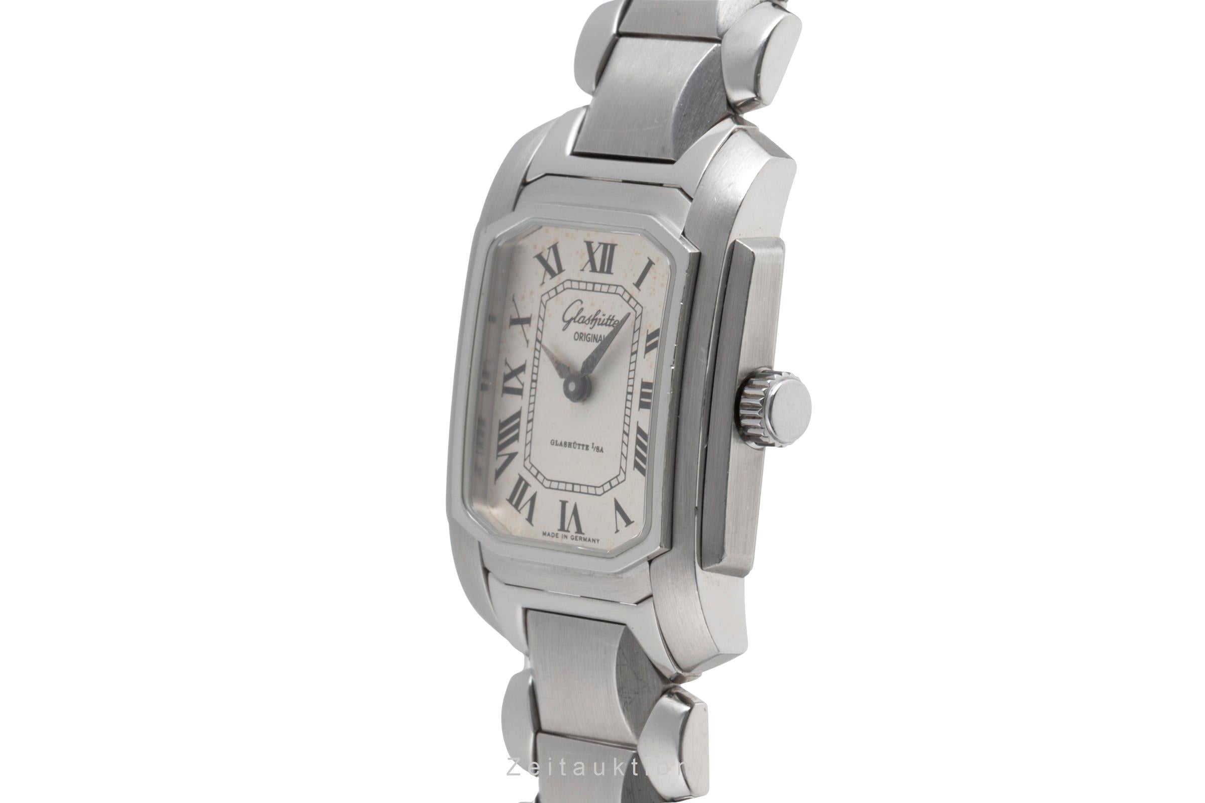 Glashütte Senator acier à remontage manuel montre pour femmes 21-01-01-01-04  [2403701]