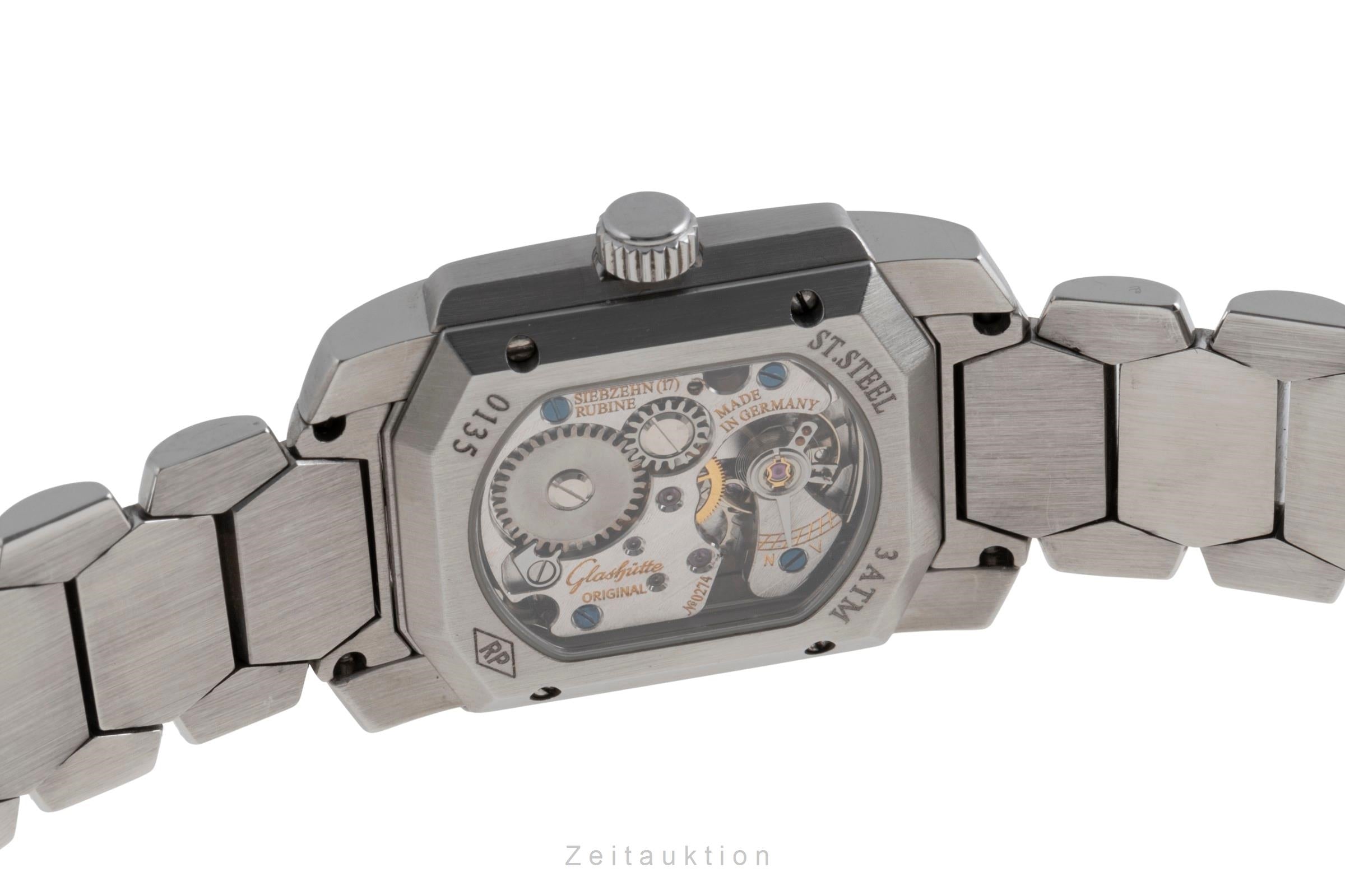 Glashütte Senator acier à remontage manuel montre pour femmes 21-01-01-01-04  [2403701]