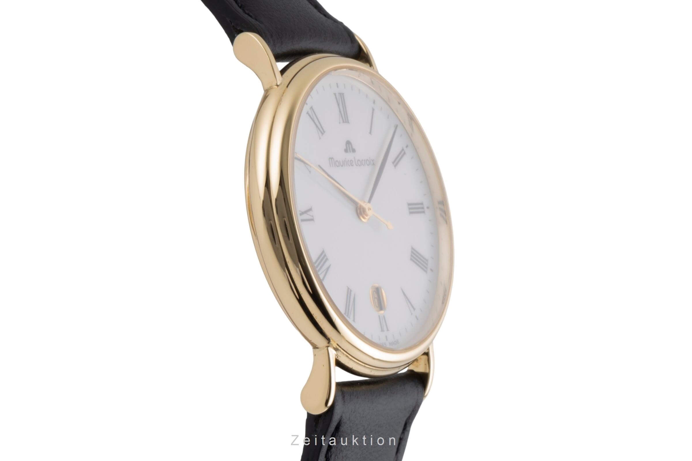 Maurice Lacroix Classic Serie 18k (0,750) Gold Quarz Herrenuhr Ref. 95409-710  [2403706]
