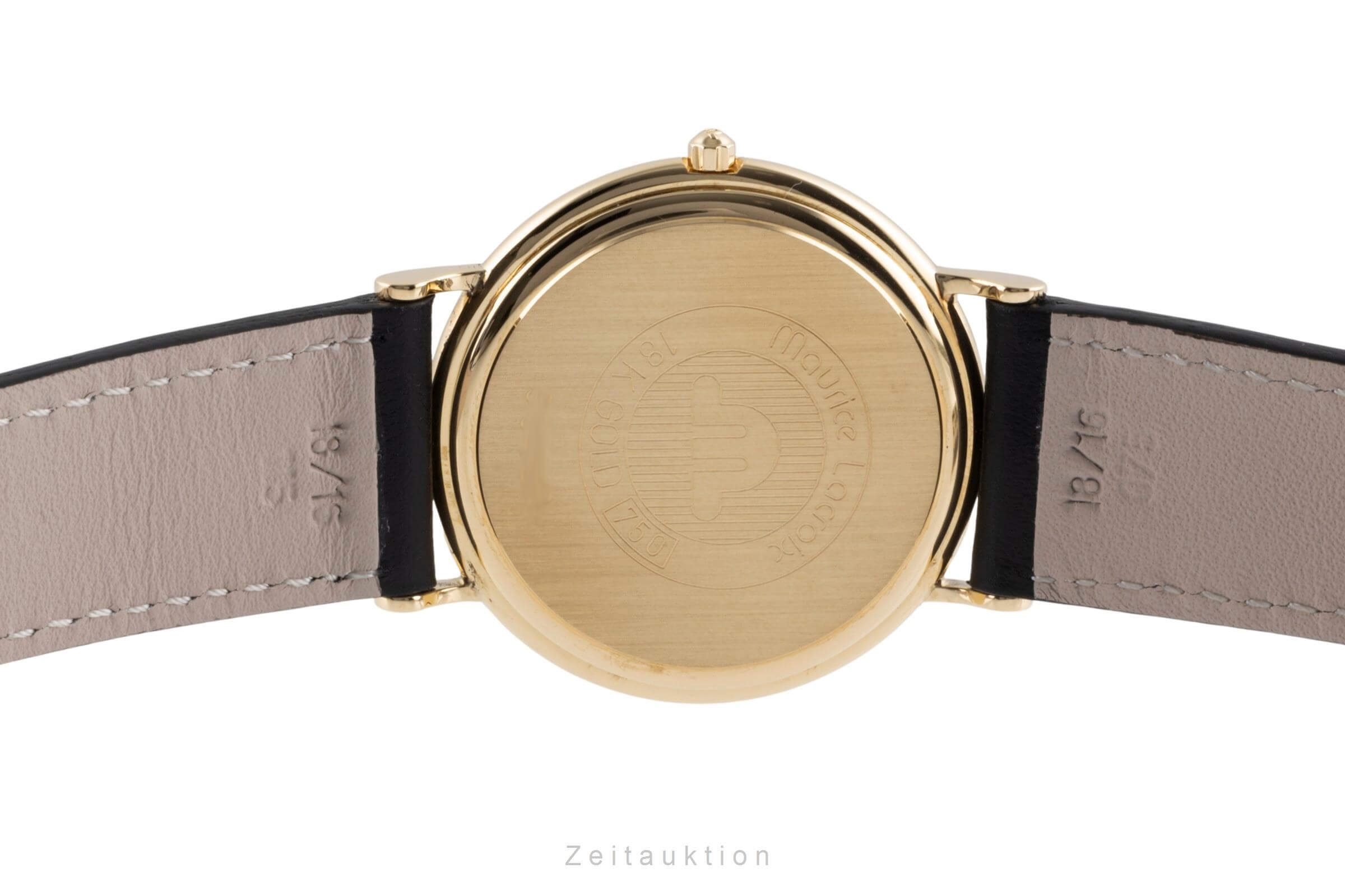 Maurice Lacroix Classic Serie 18k (0,750) Gold Quarz Herrenuhr Ref. 95409-710  [2403706]