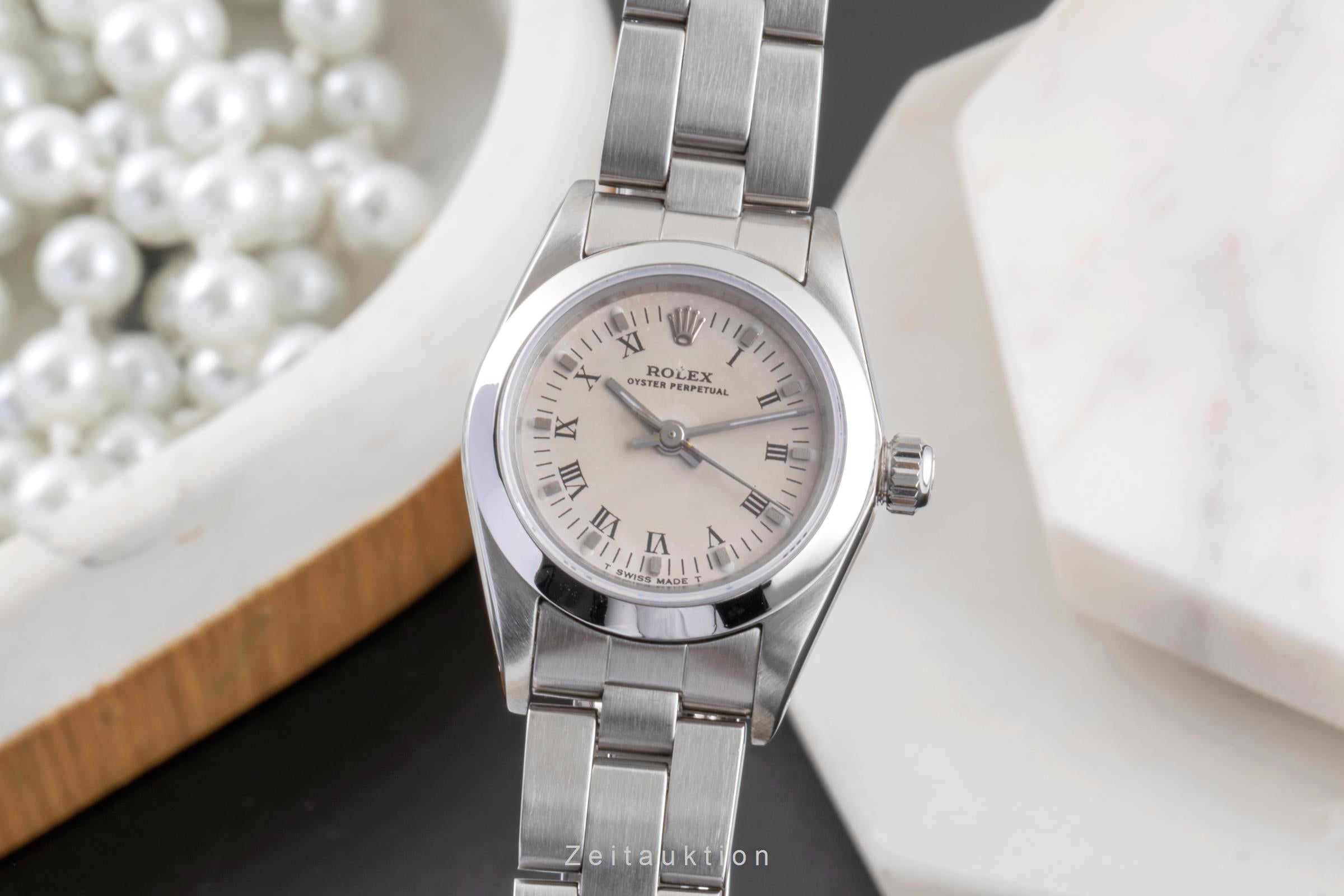 Rolex Oyster Perpetual acero automático reloj para damas  67180  [2403940]