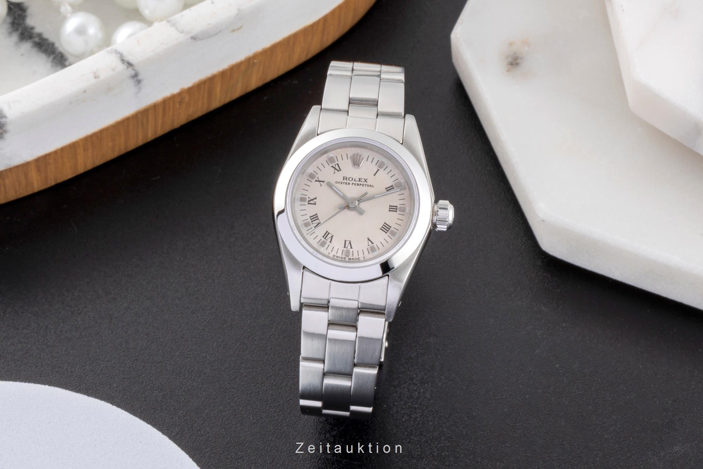 Rolex Oyster Perpetual acero automático reloj para damas  67180  [2403940]